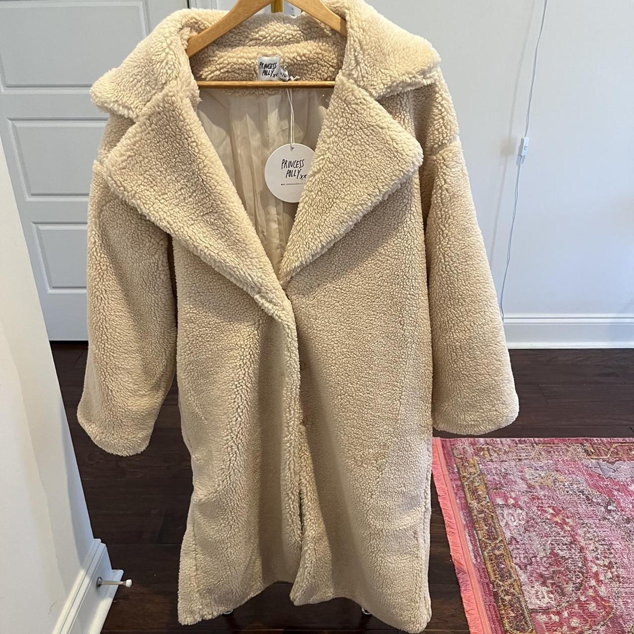 Princess Polly NWT long coat Originally 128 Size M/L Depop