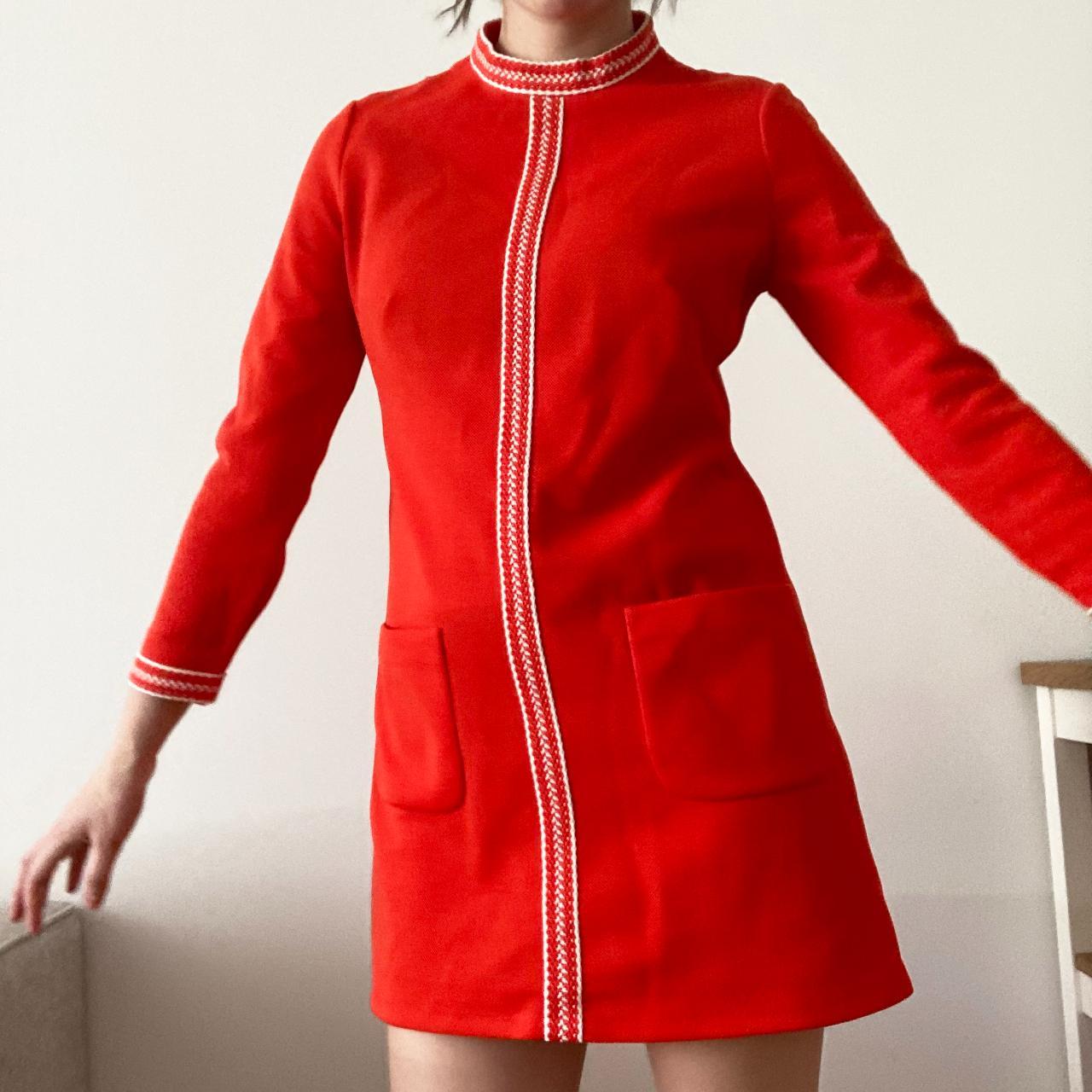 Vintage 1960's Mini Shift Dress 🌹 Size 6 /... - Depop