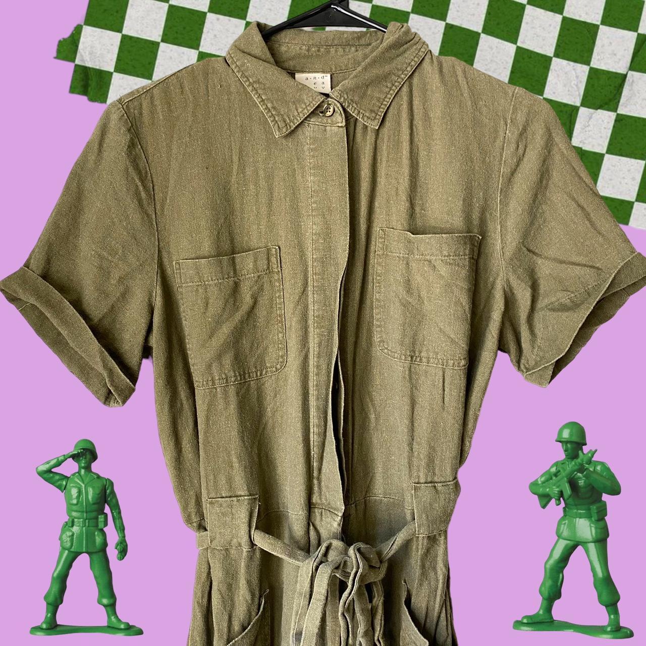 Olive green jumpsuit target online