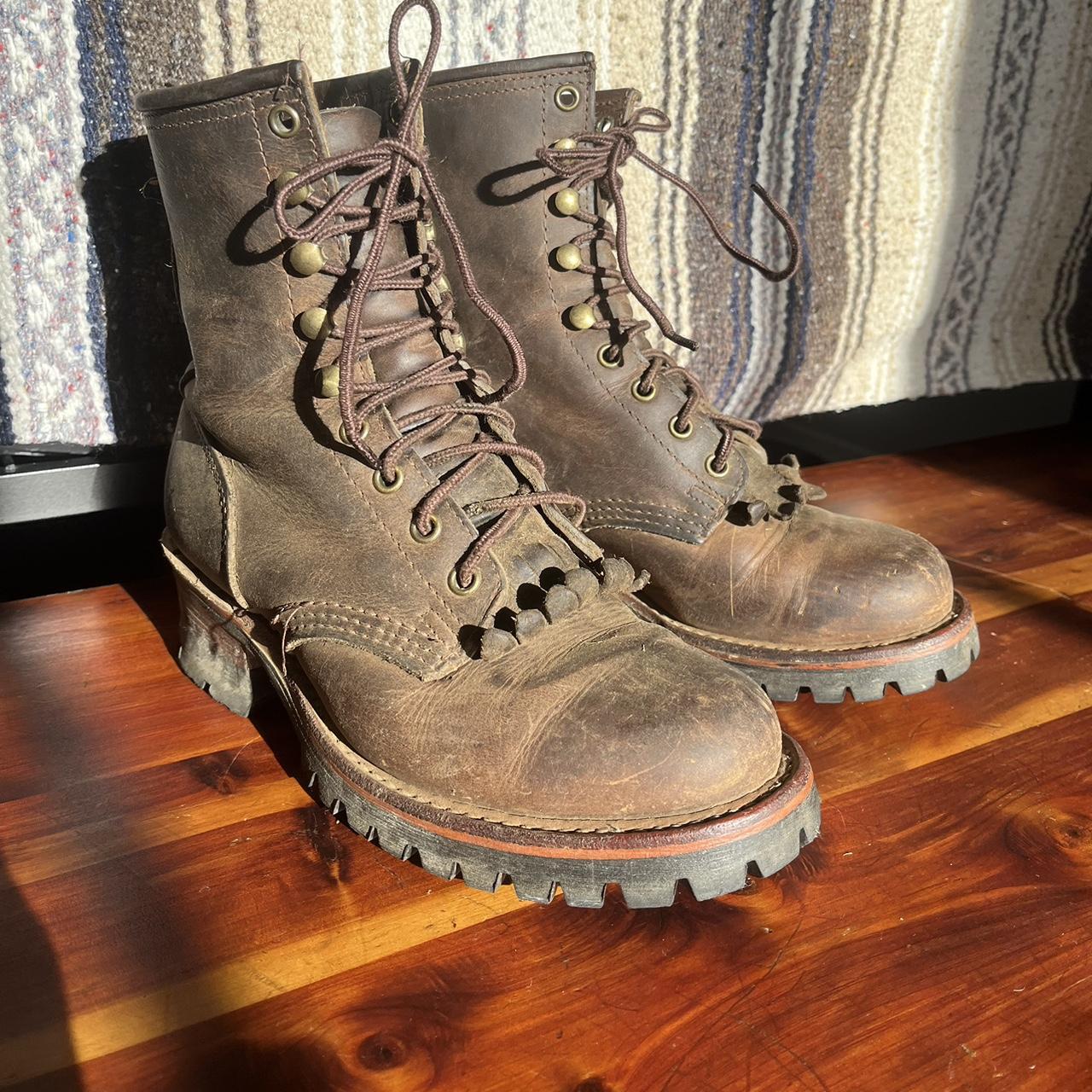 Frye logger outlet women's