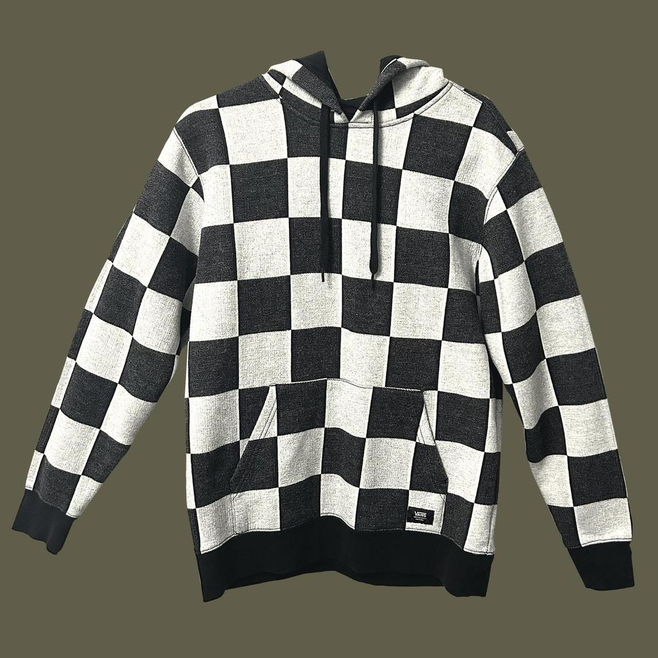 Vans checkered pullover on sale hoodie