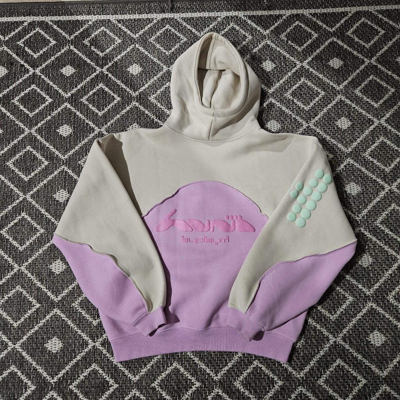 Huni Hoodie "Pink", size large, deign by Mona... Depop