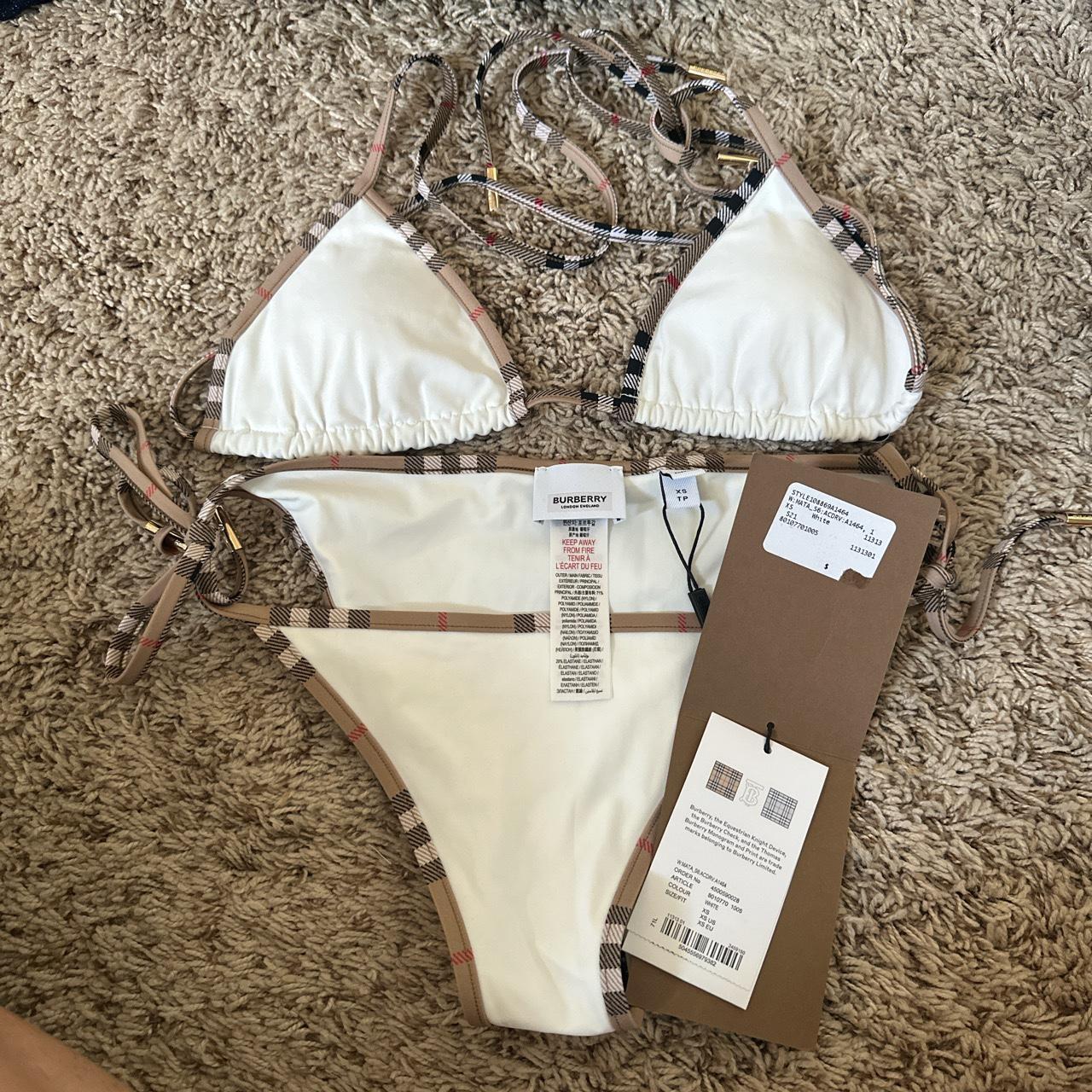 Burberry sale white bikini