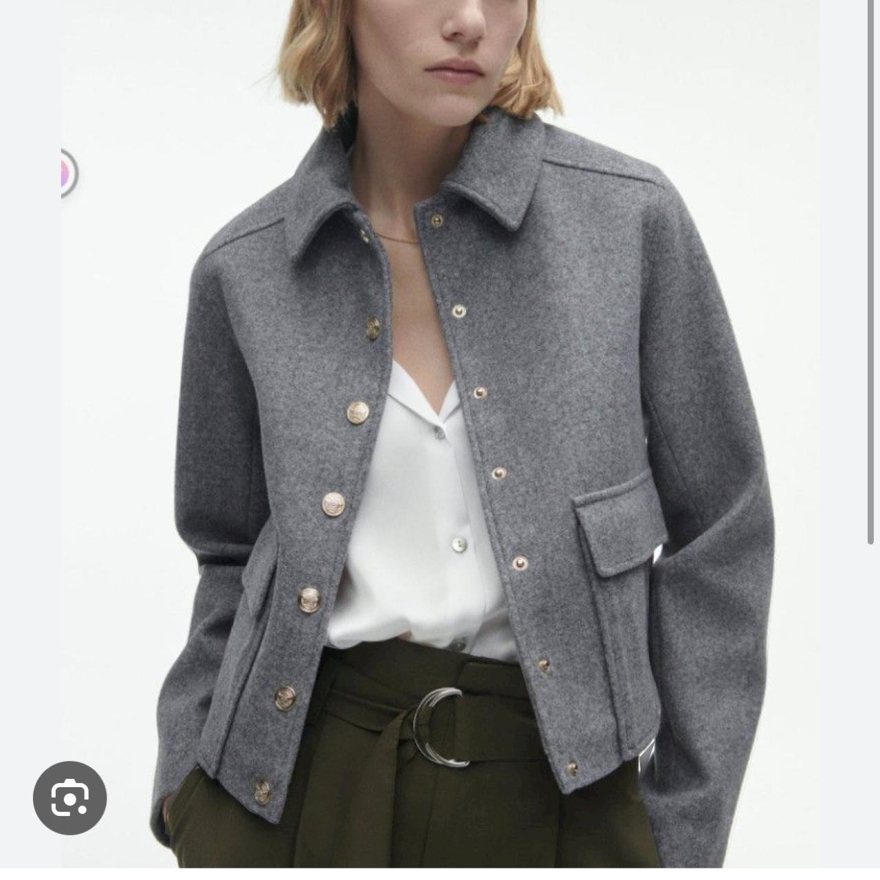 ★ZARA★ CLOTH JACKET WITH BUTTONS CLOTH JACKET WITH BUTTONS - Grey marl | ZARA United Kingdom