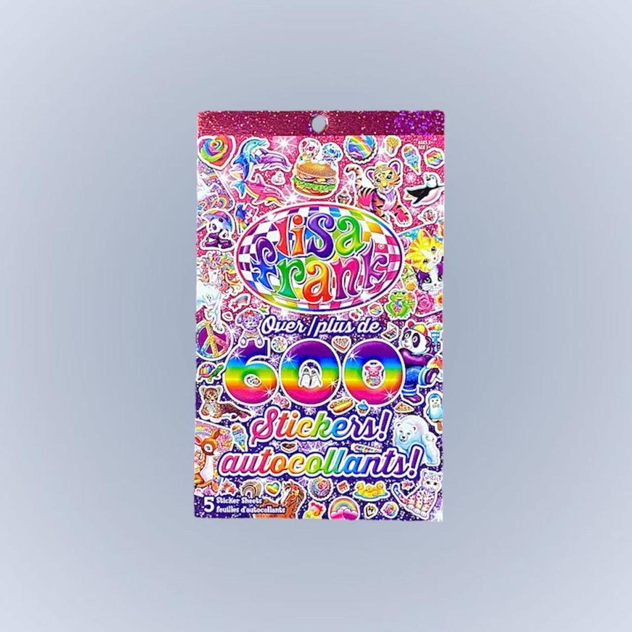 Y2K Lisa Frank Stickerbook • 600 stickers • brand... - Depop