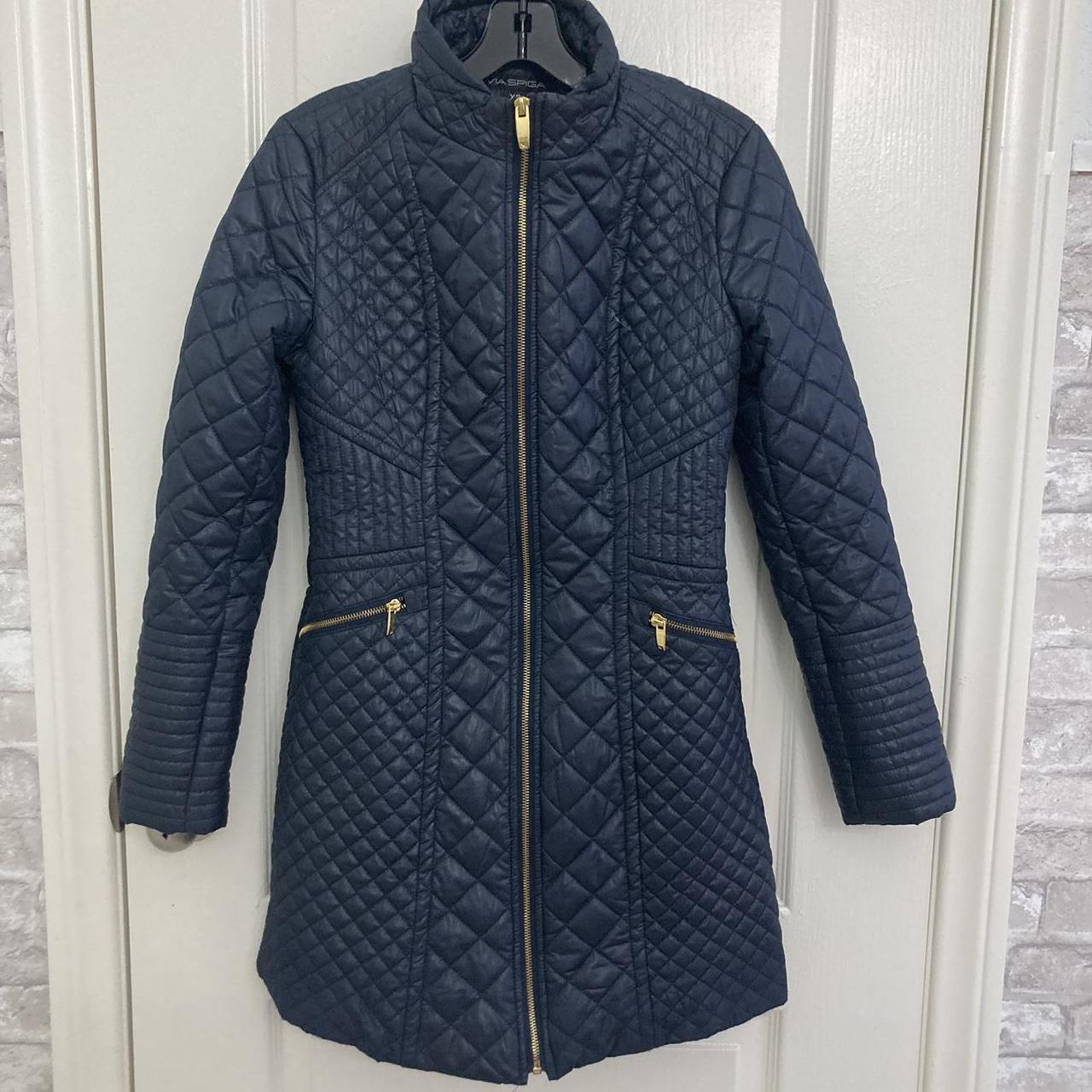 Via spiga quilted outlet coat