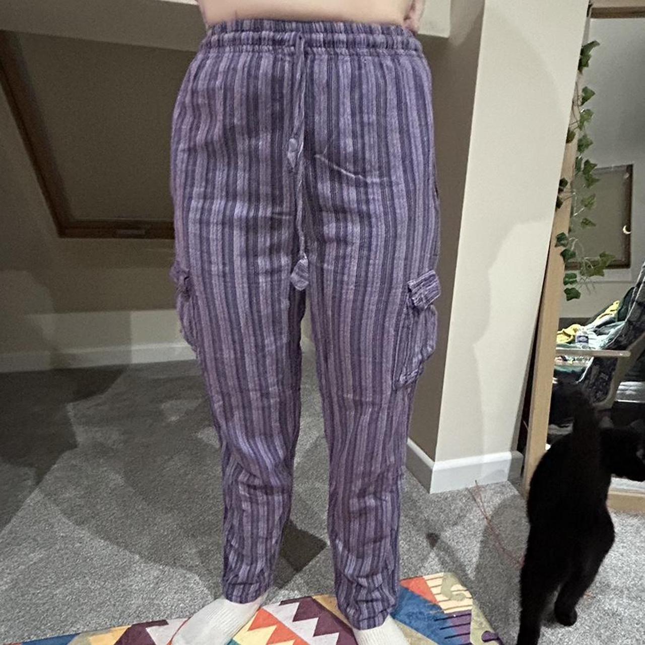 Women's Purple Trousers | Depop