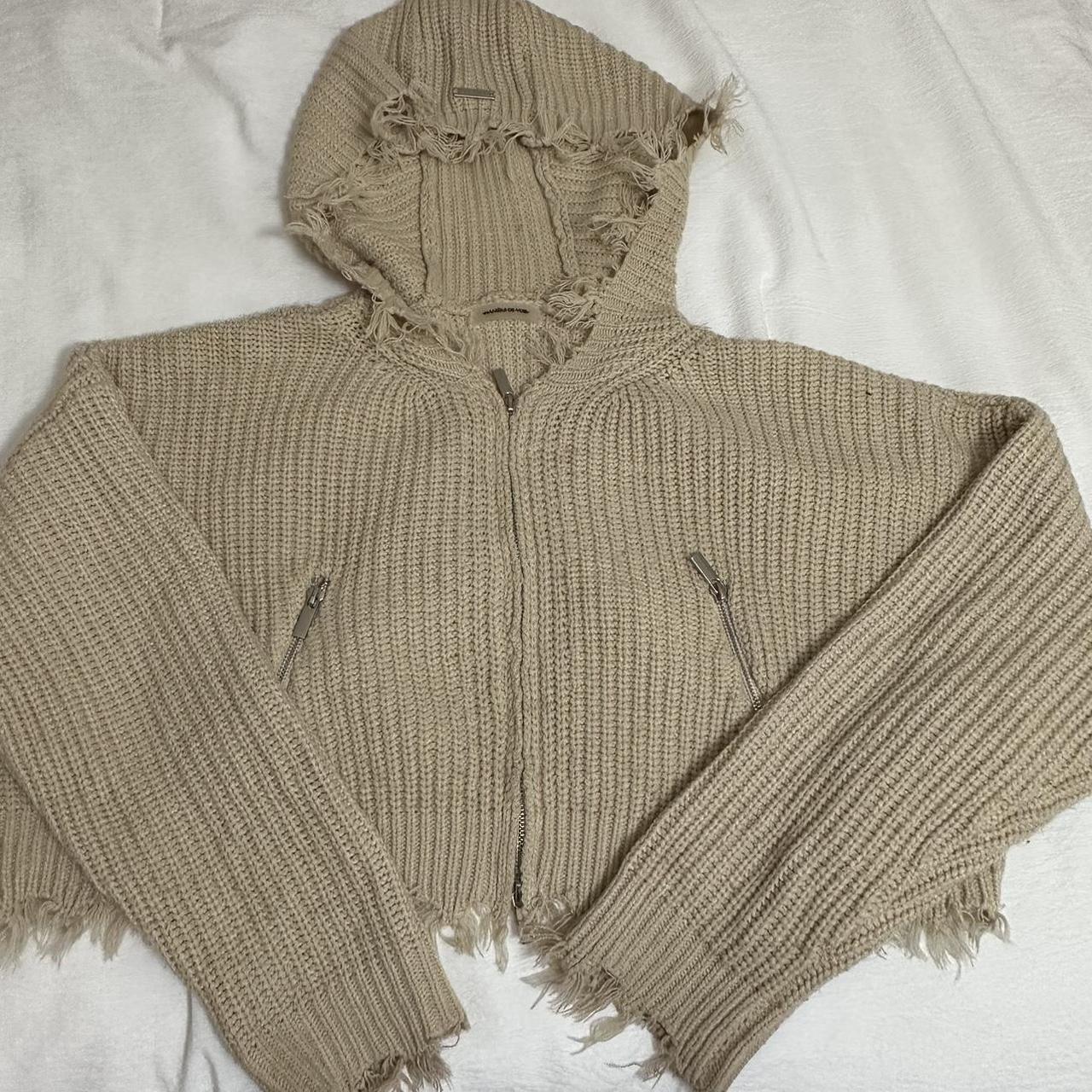 maniere de voir distressed sweater size M - Depop