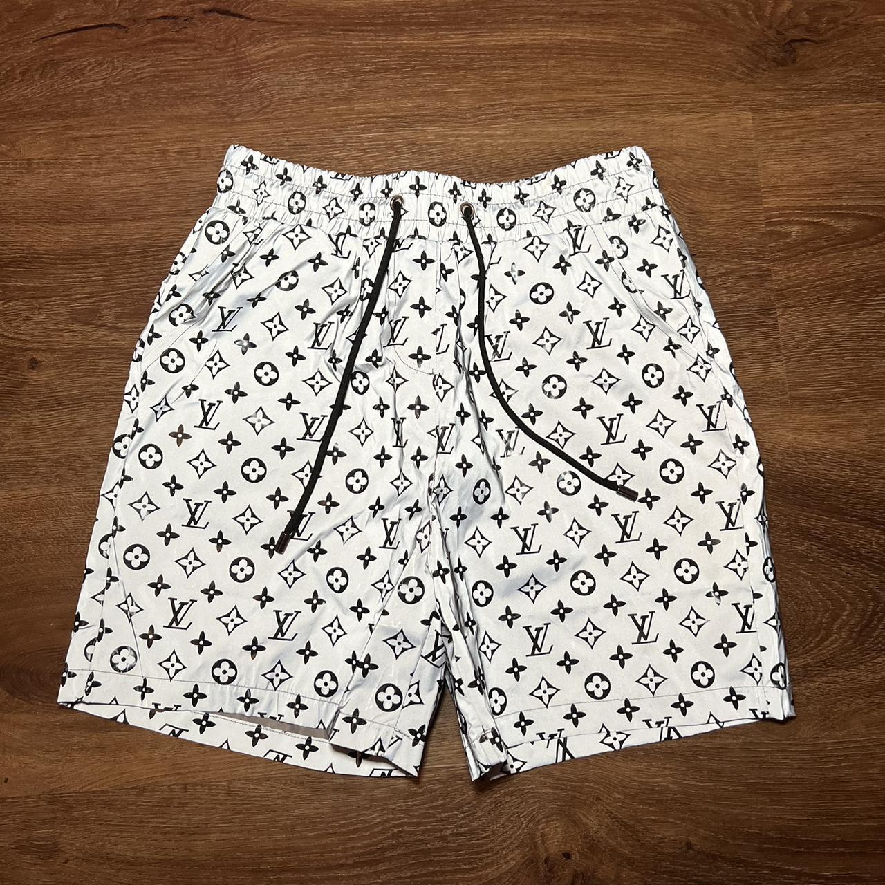 Louis Vuitton white shorts - Depop