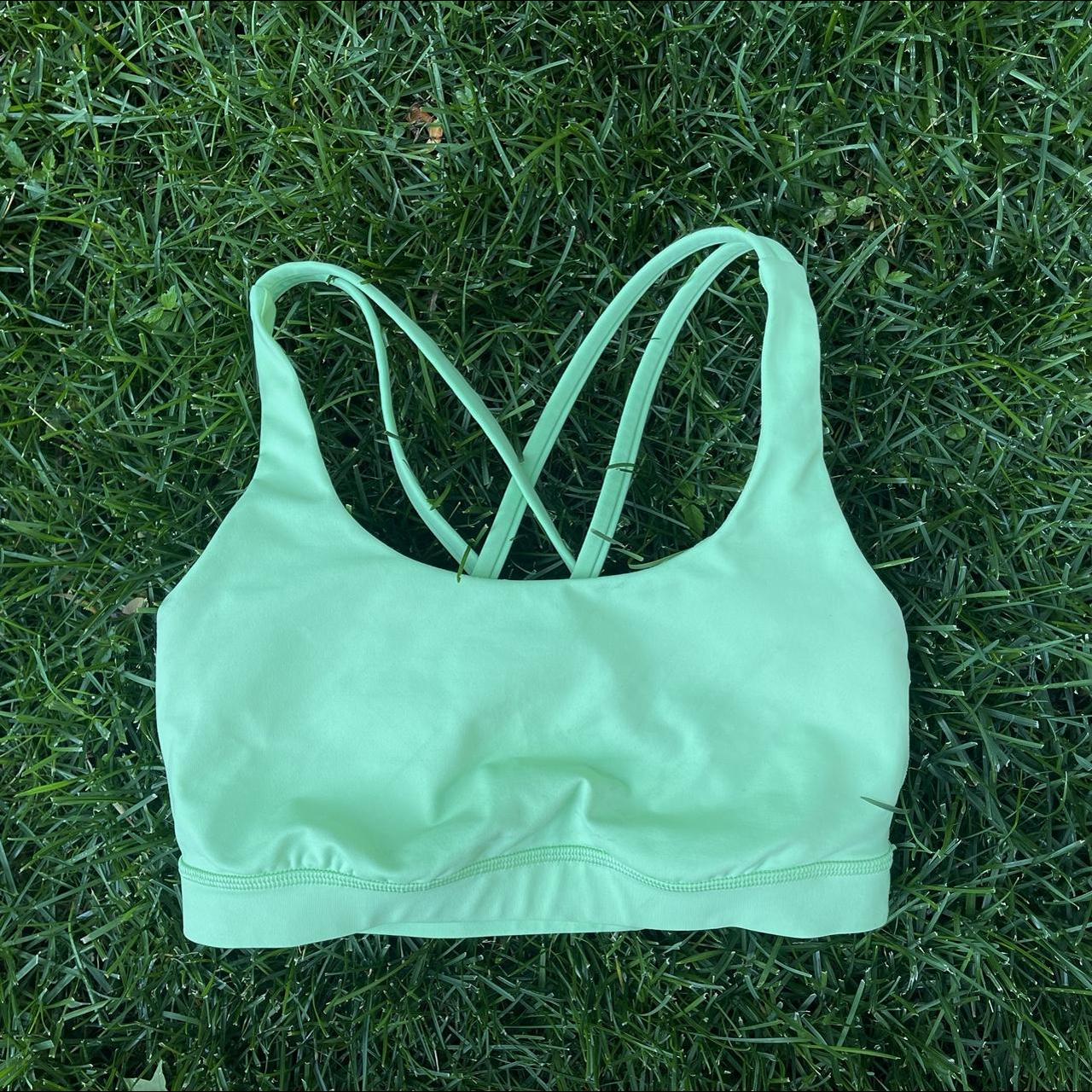 Lululemon Women's Green Bra Depop