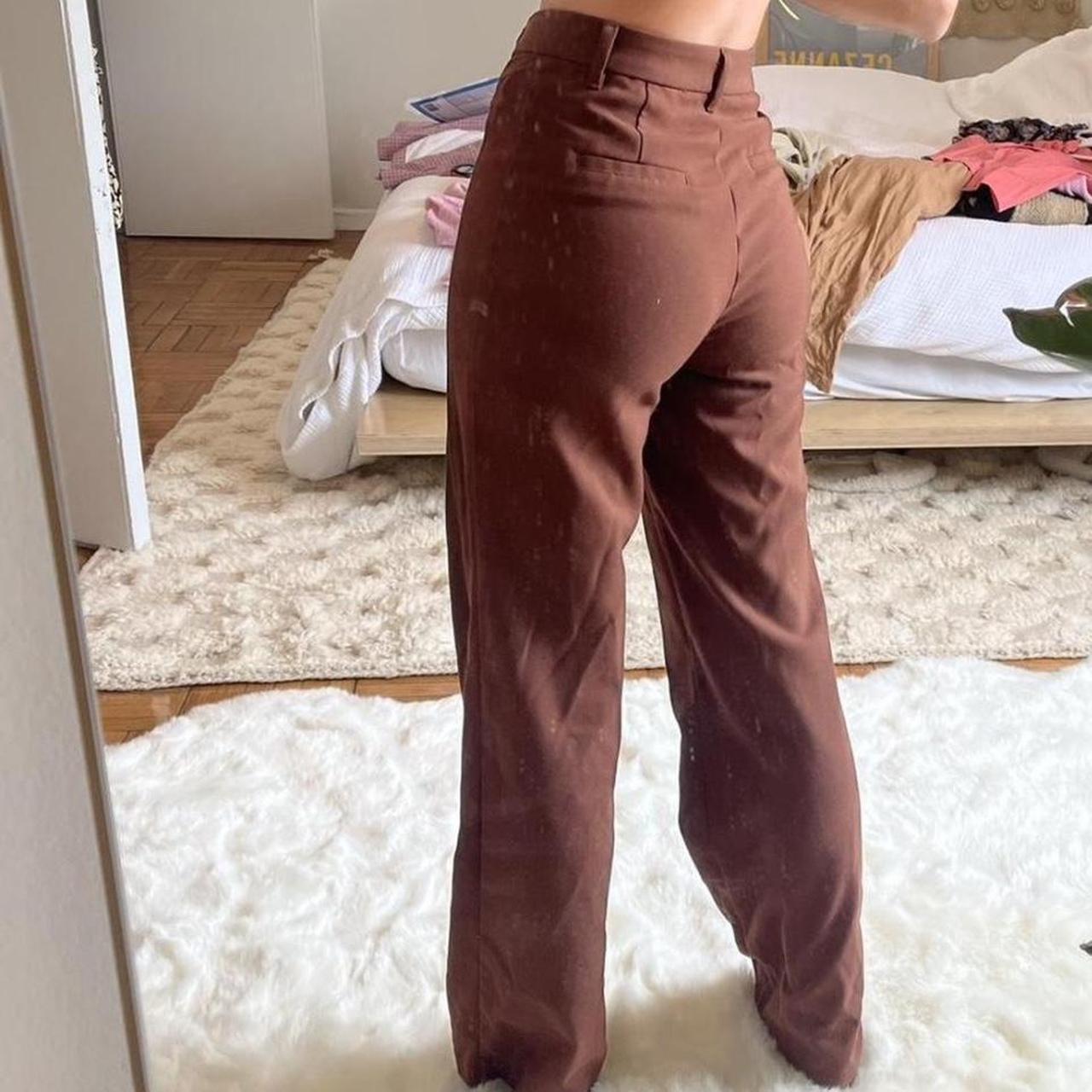Monki Women's Brown Trousers (2)