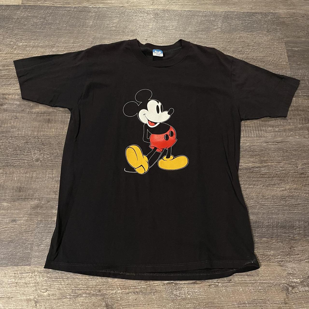 Disney Men's Black T-shirt | Depop