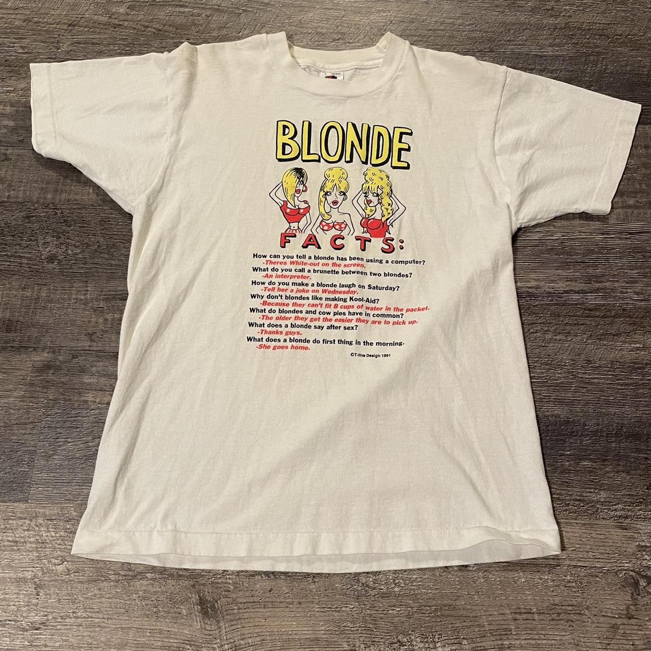 Vintage “blonde”, size L, in excellent... - Depop