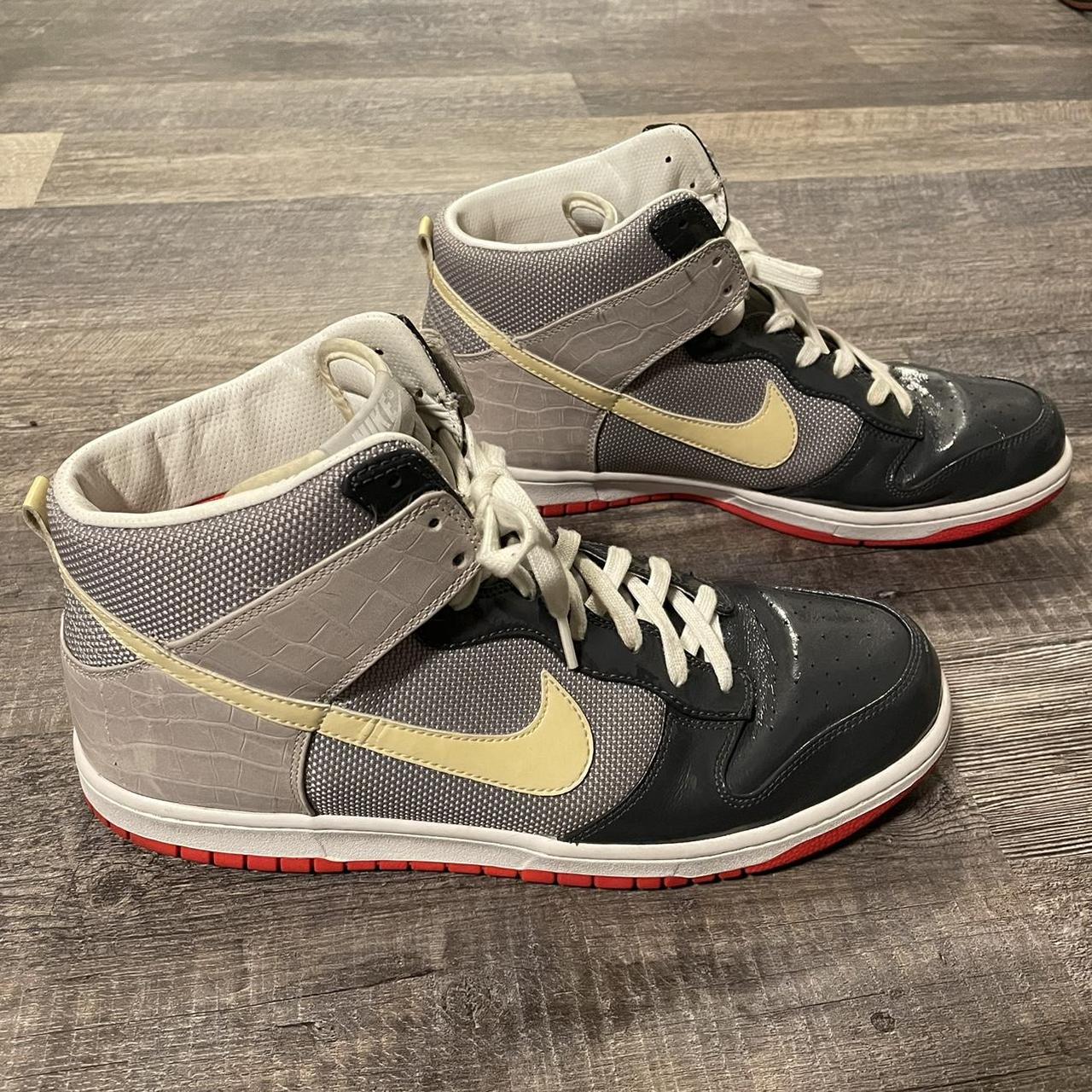 Nike Dunk High Premium Anthracite / White Medium... - Depop