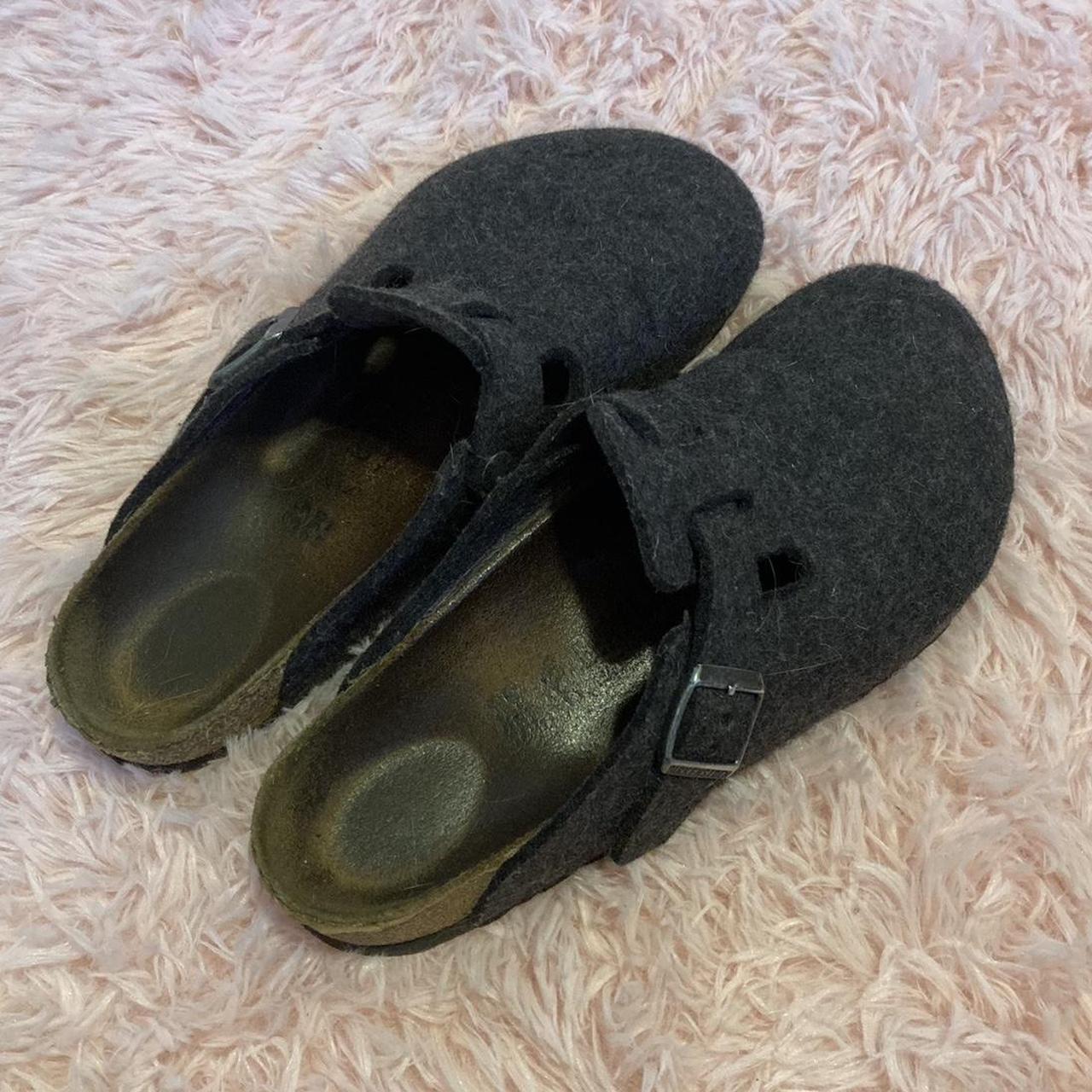 birkenstock wool clogs