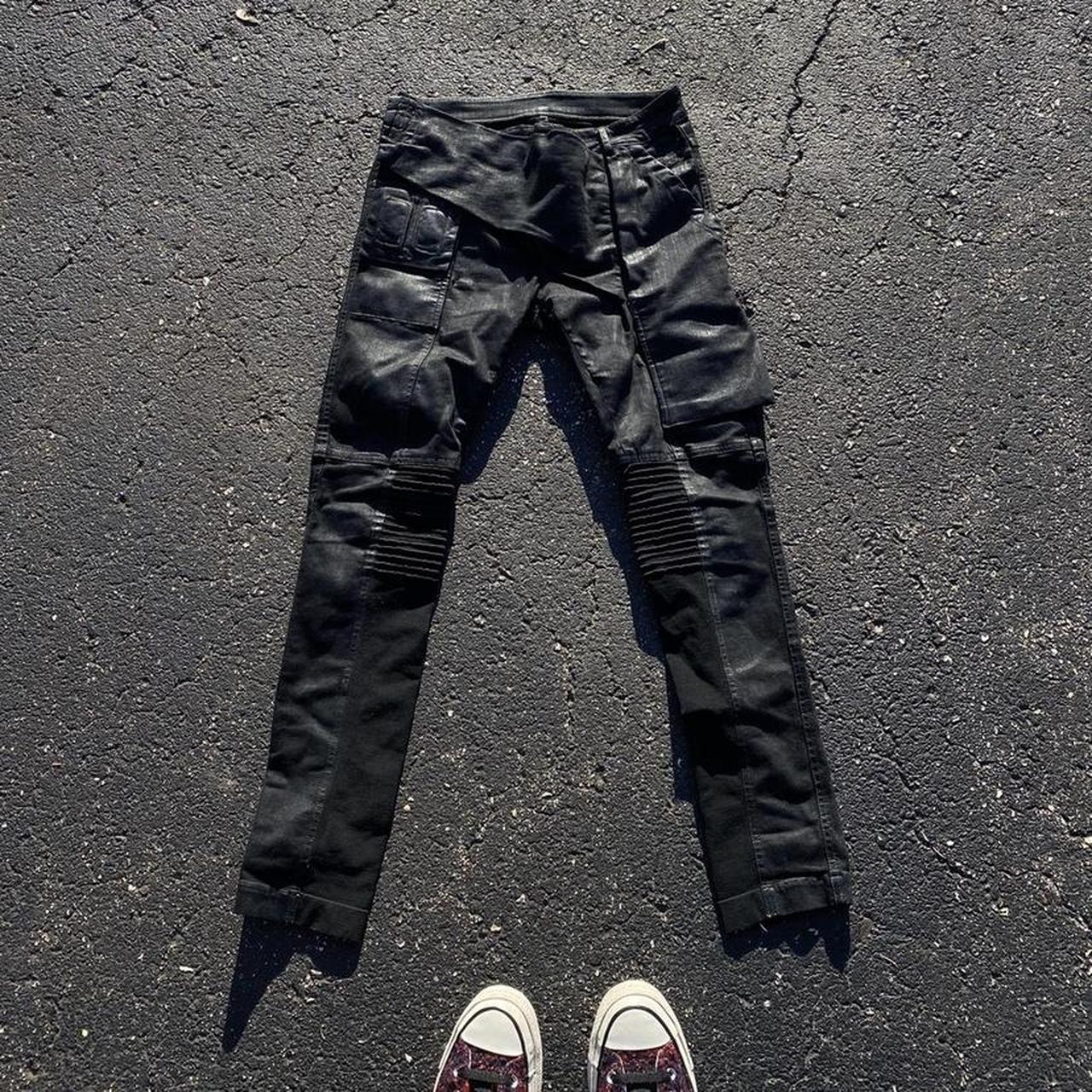 Rick Owens Men's Black Trousers | Depop