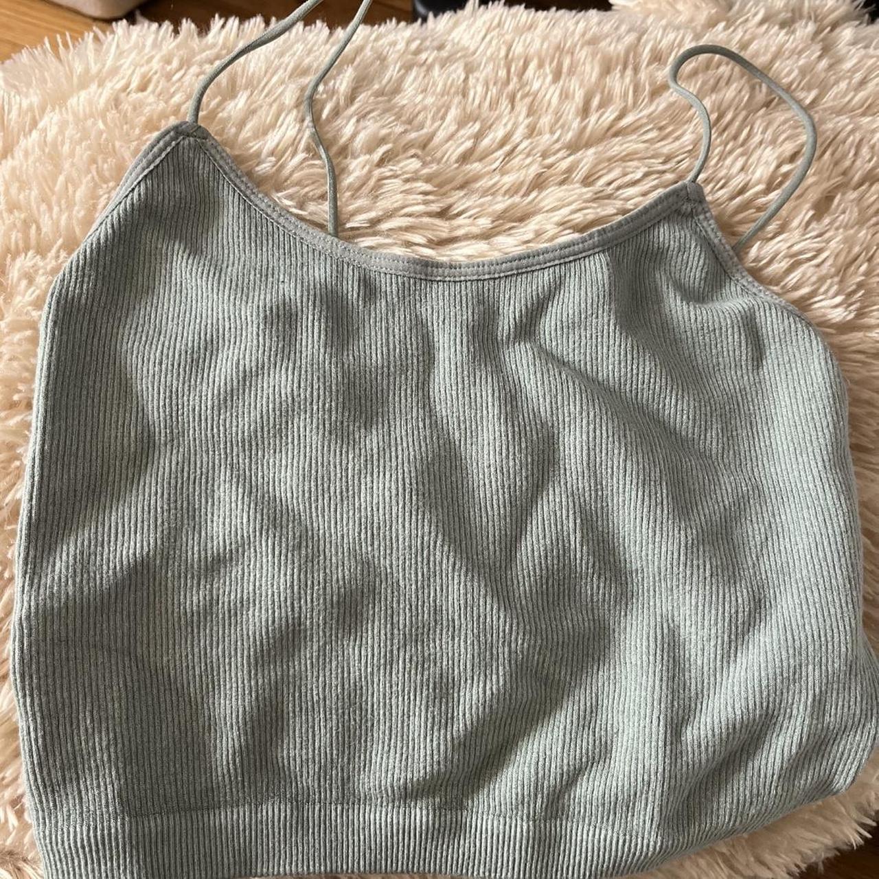 Charlotte Russe Women S Green Crop Top Depop