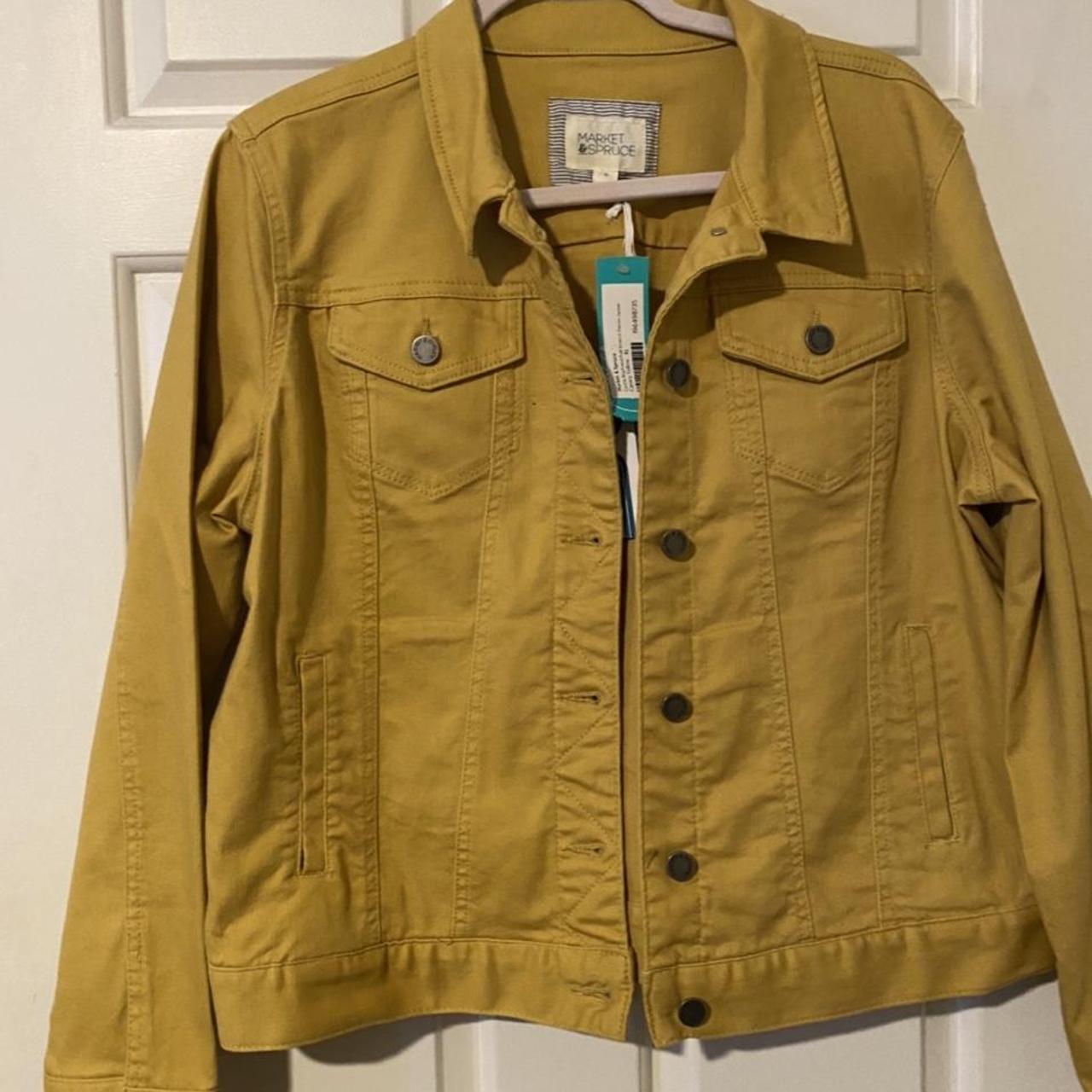 Mustard jean jacket. Bought from Stitchfix. Never... Depop