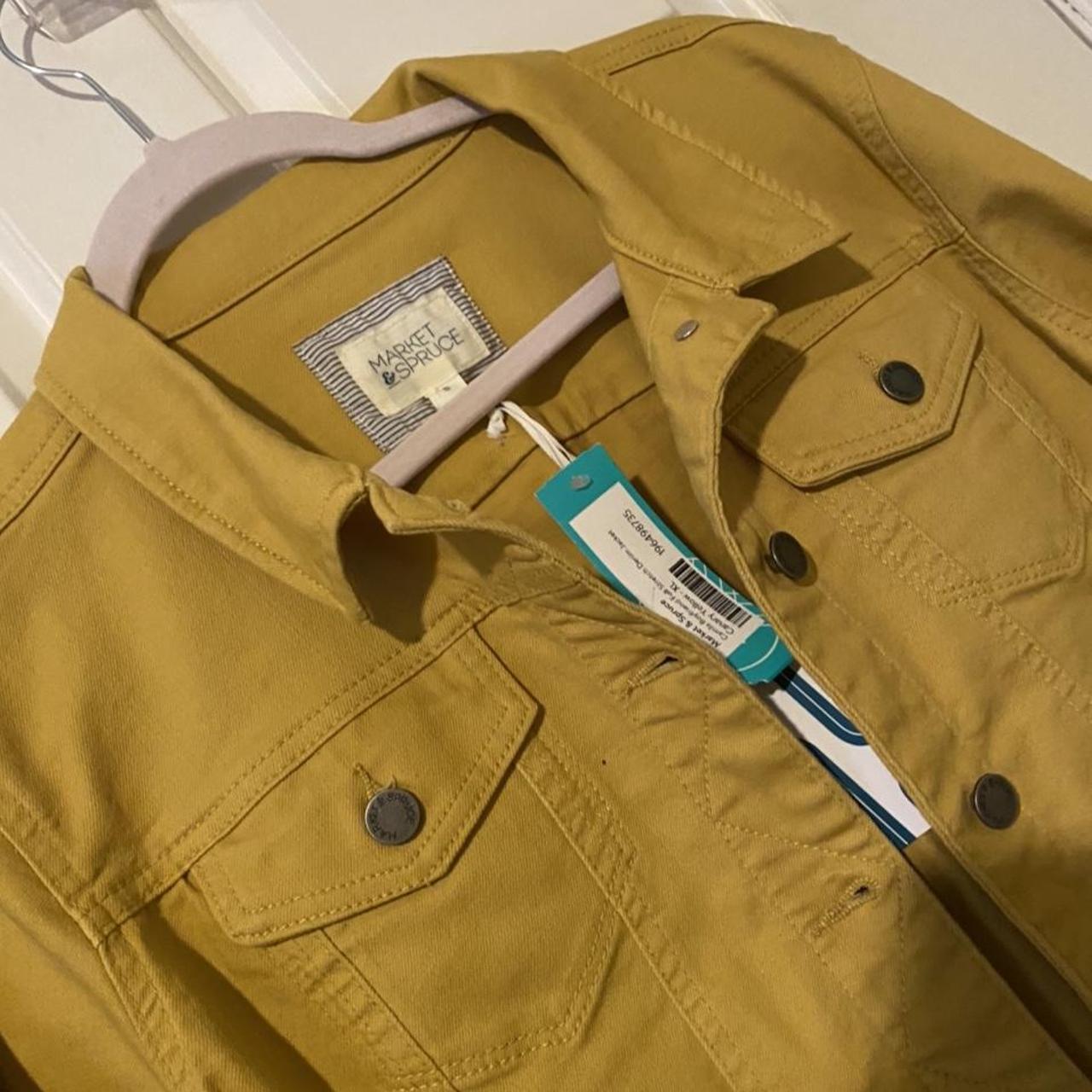 Mustard jean jacket. Bought from Stitchfix. Never... Depop