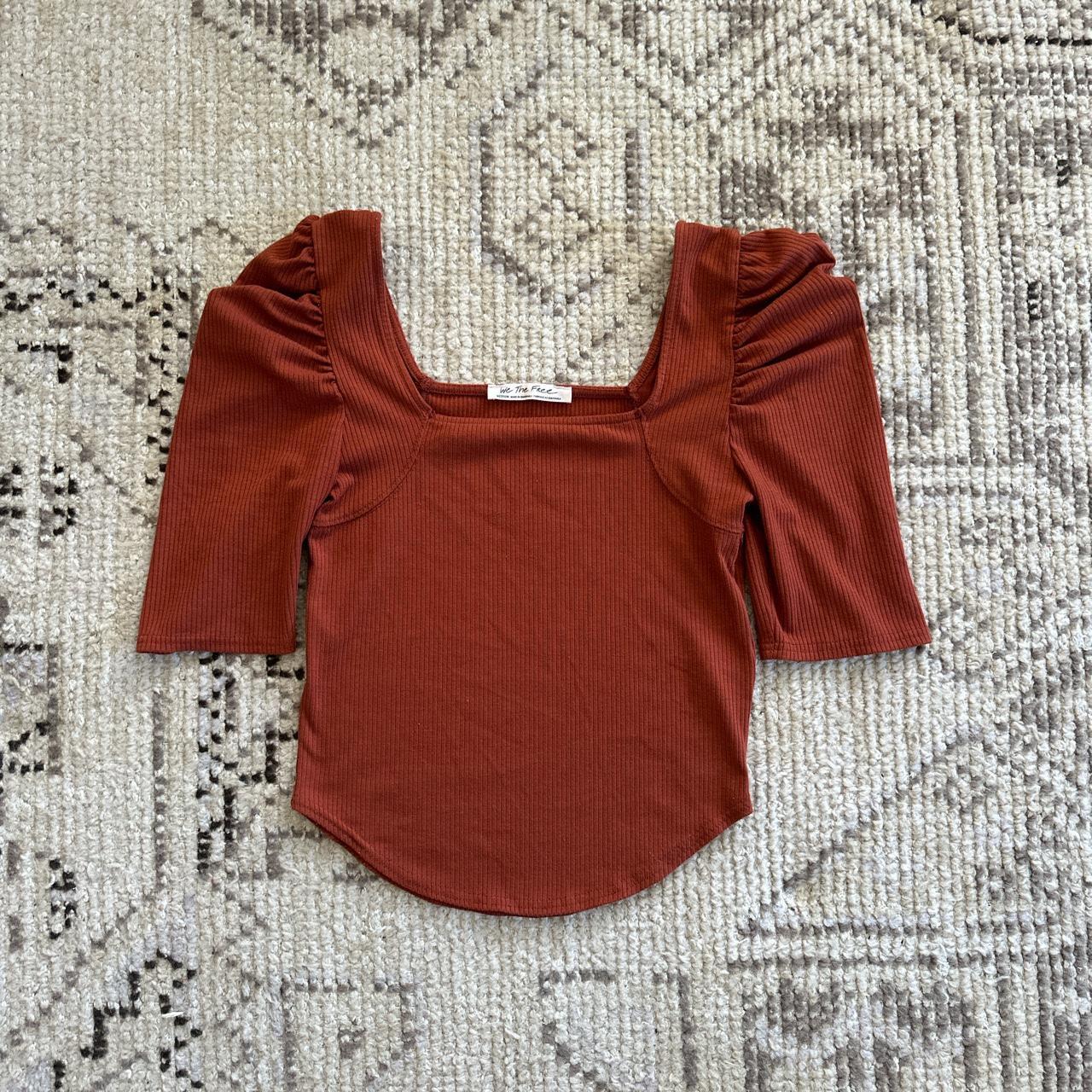 Free People - Magenta Saturday Morning Crop Top - Depop