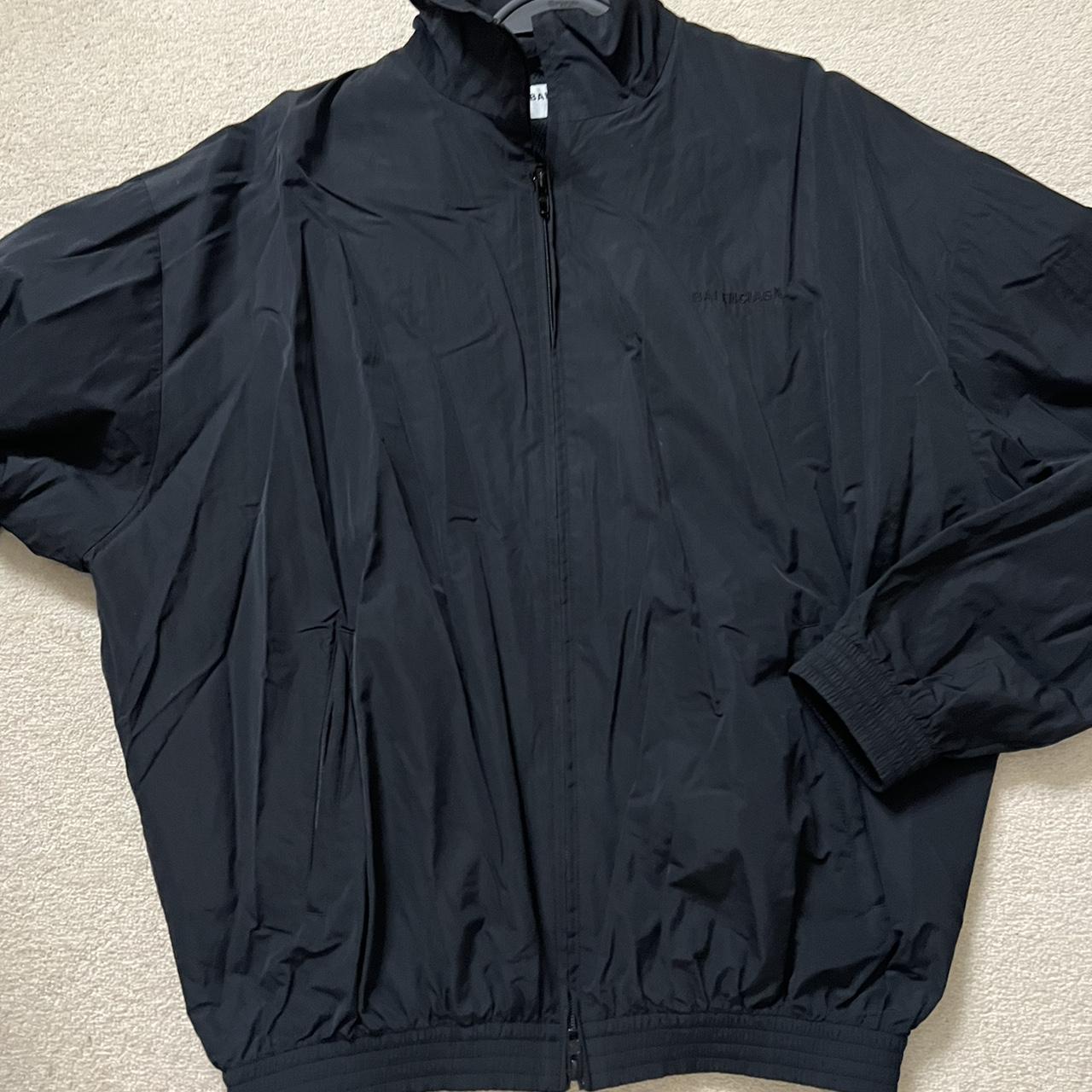 Balenciaga black windbreaker jacket Good condition... - Depop