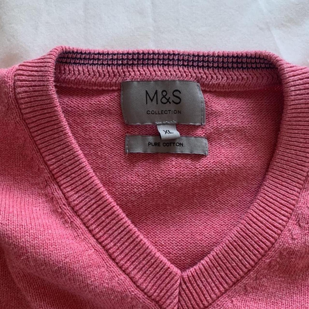 Marks & Spencer Men's Pink Jumper | Depop