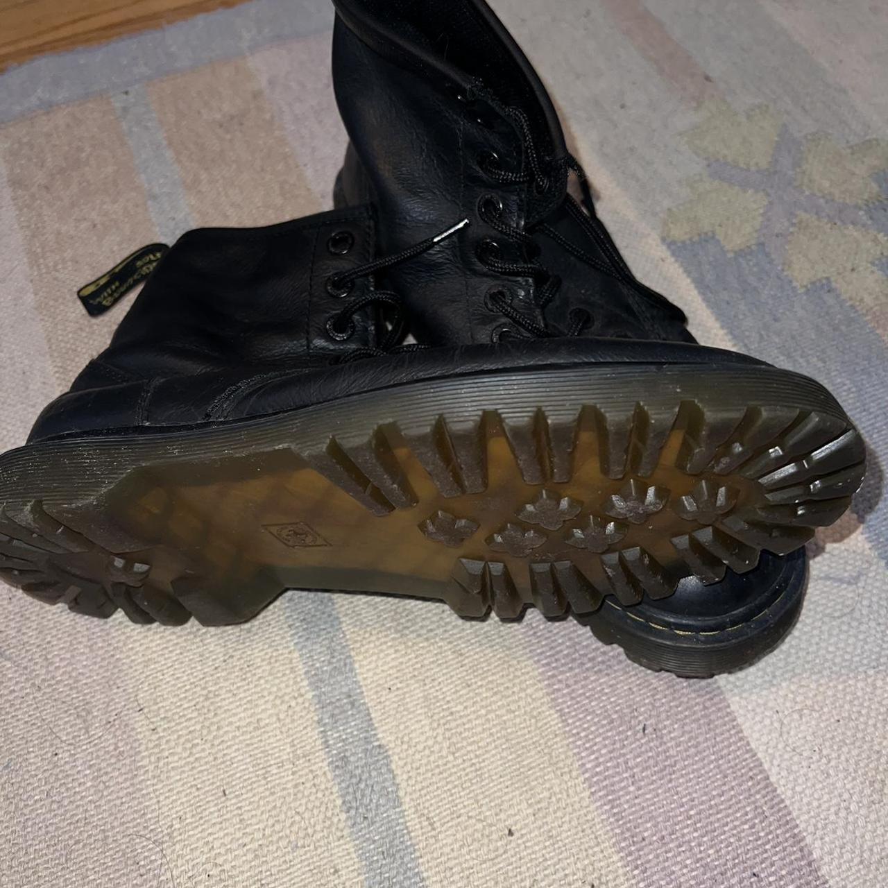 Vintage black Doc martens! Comfortable sick faded... Depop