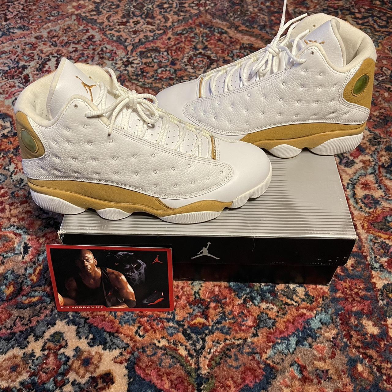 Tan jordan best sale retro 13