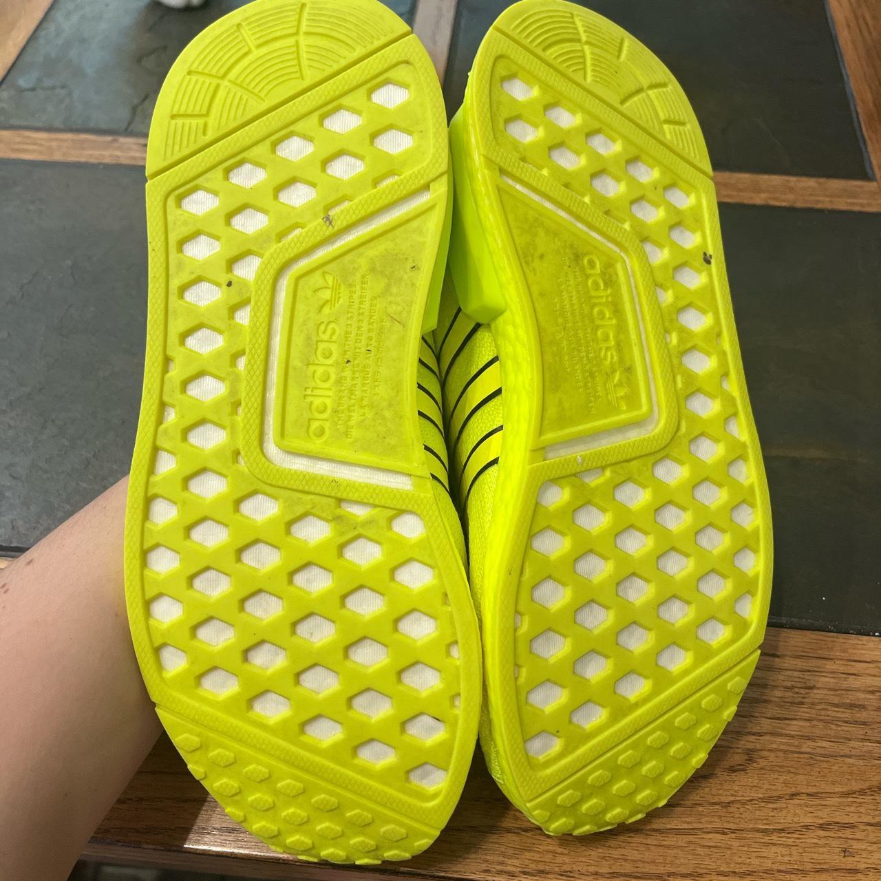 Rare ADIDAS NMD R1 V2 SOLAR Yellow MENS SNEAKER NEON | Depop