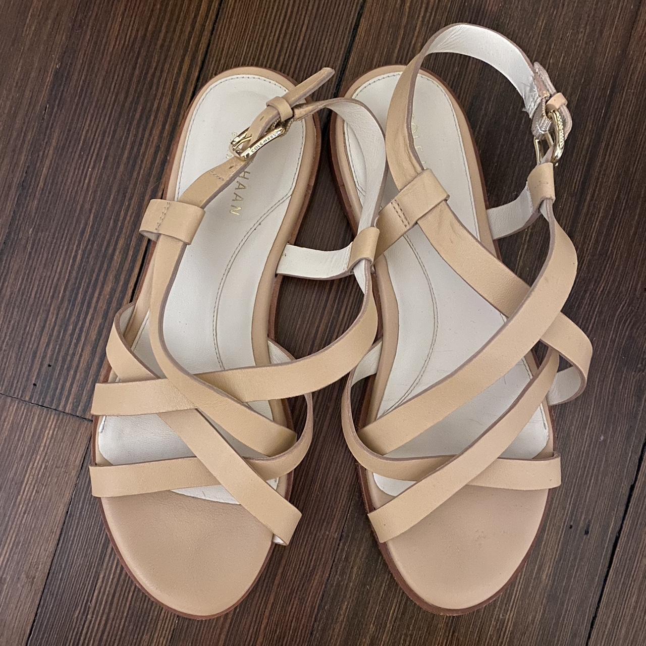 Cole Haan Women's Tan Sandals | Depop