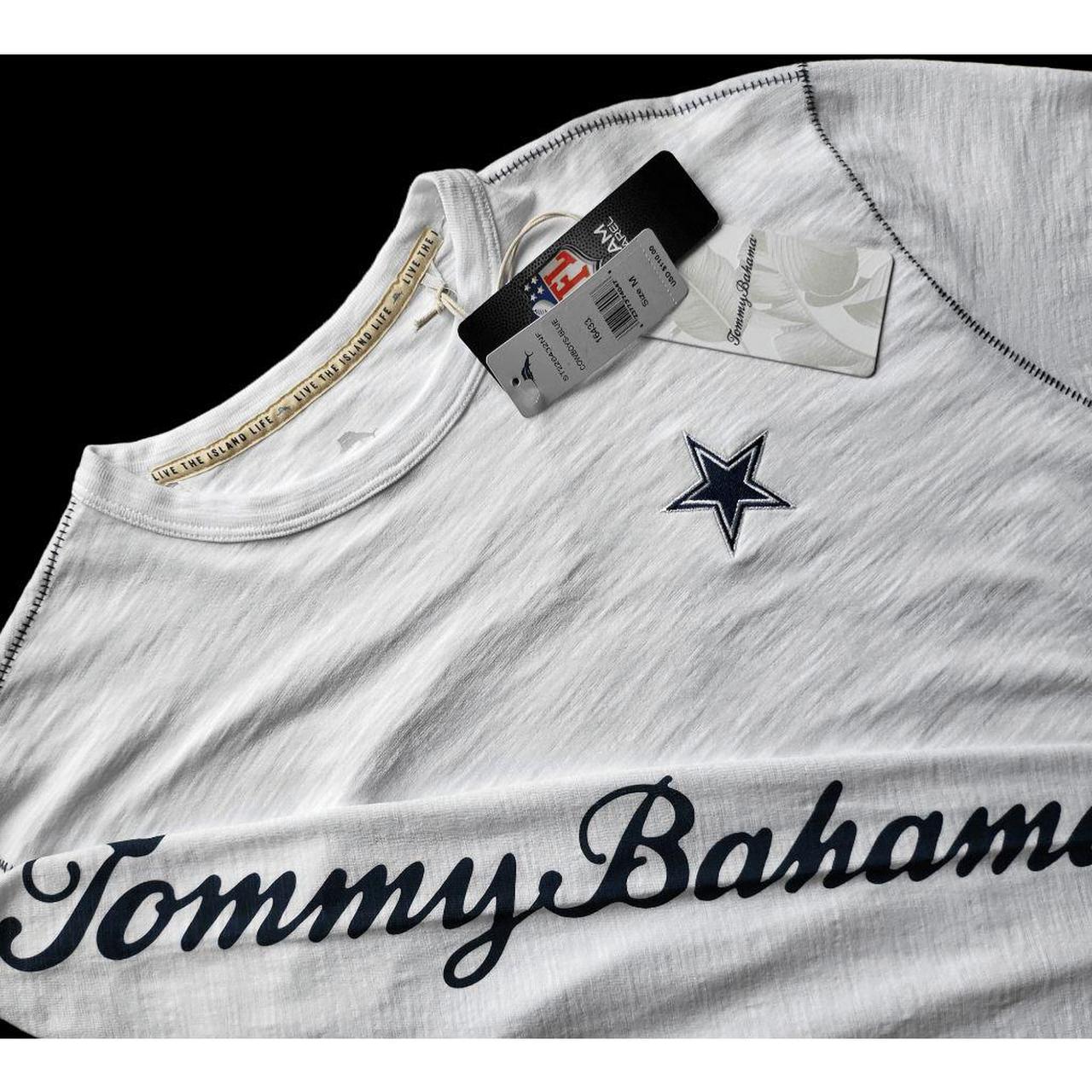 Tommy Bahama Men's White Dallas Cowboys Laces Out Billboard Long