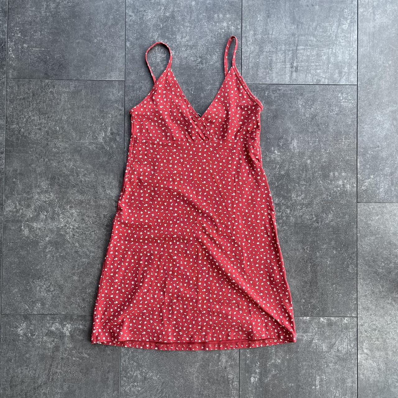 Brandy Melville Women's Dress Red/Burgundy One size – Brandy