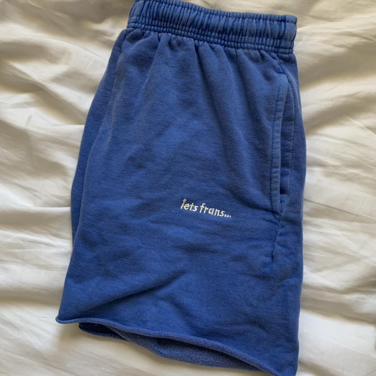 iets frans... Women's Blue Shorts | Depop