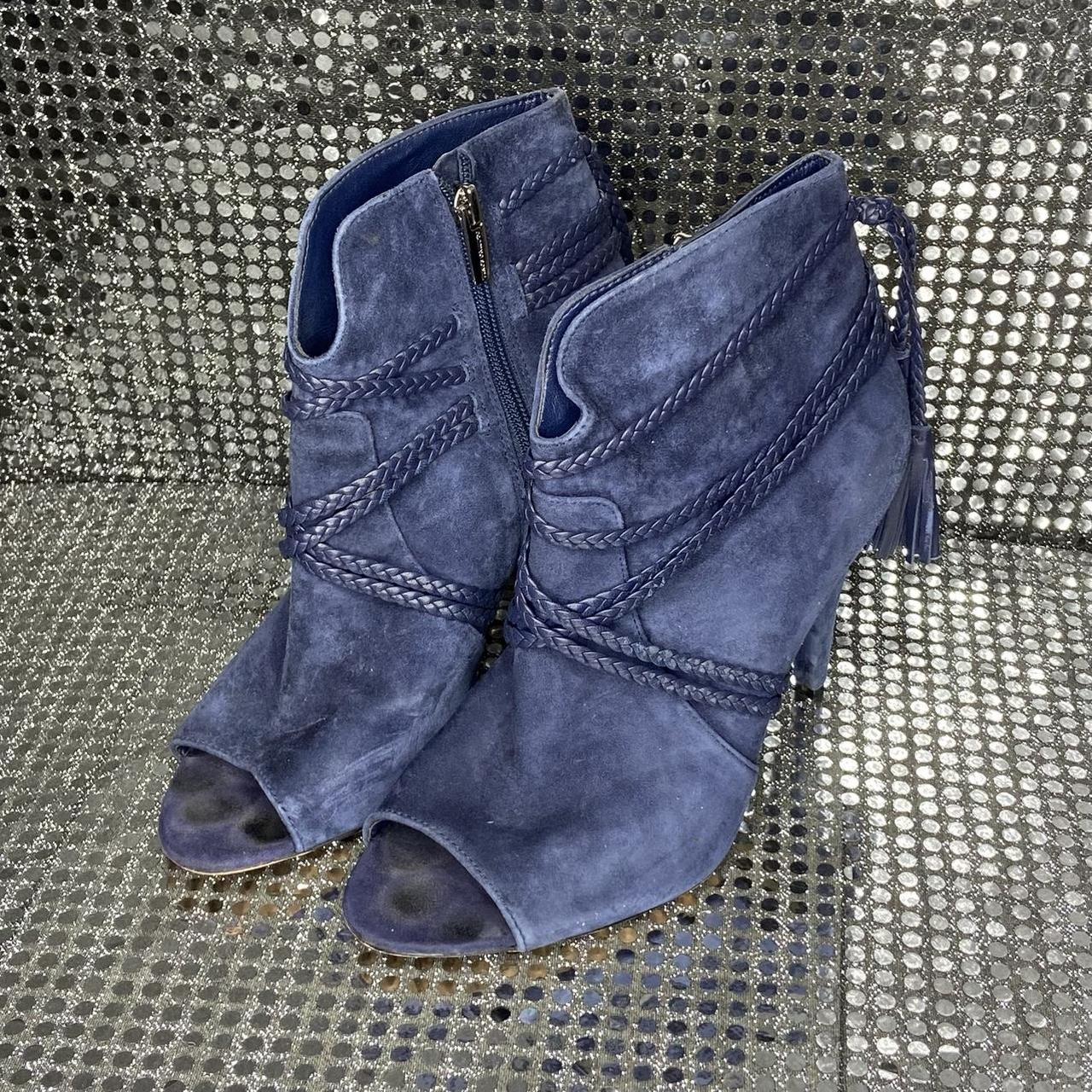 Vince camuto blue outlet suede boots