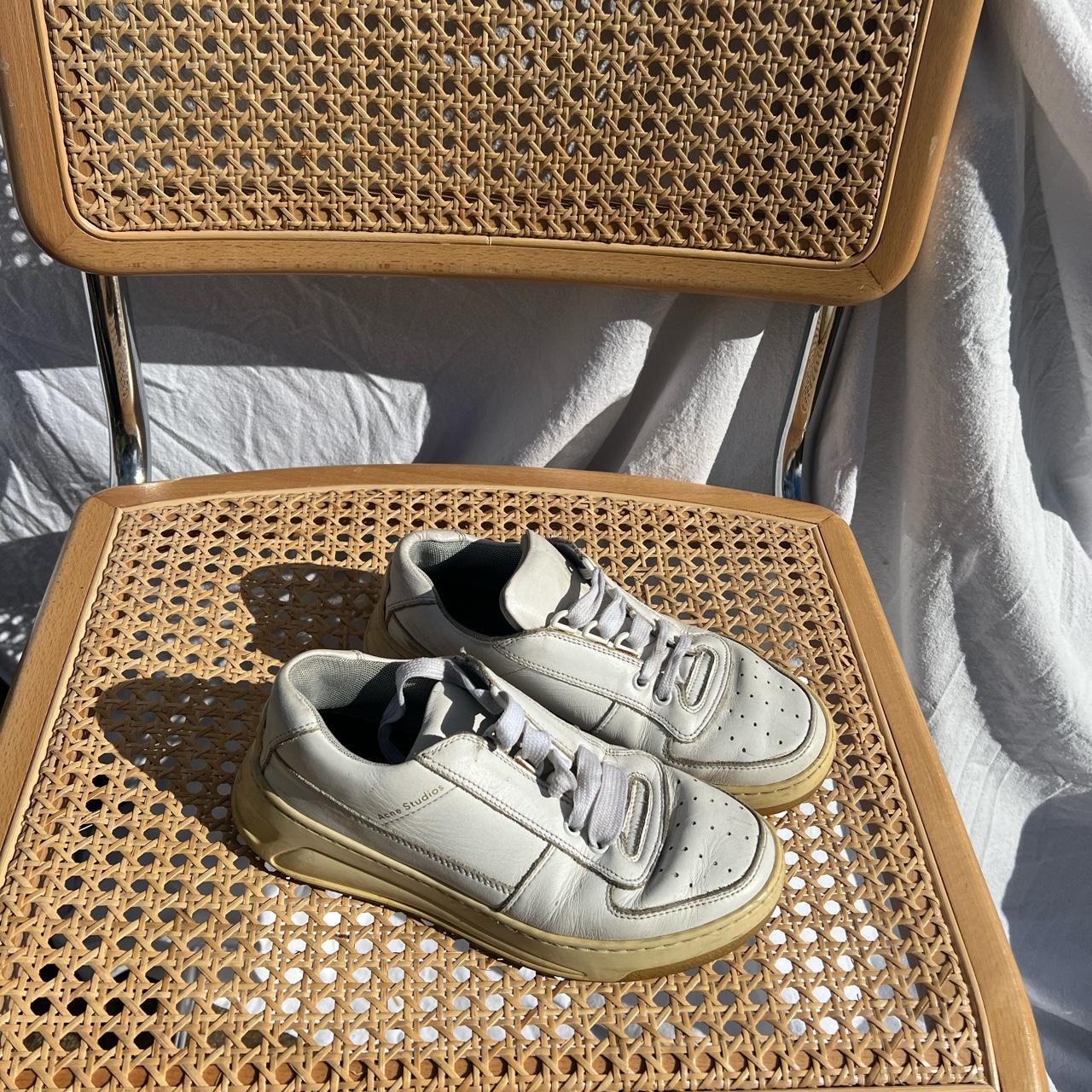 Lace Up Acne Technical Sneakers White Steffey Lace Up Sneakers