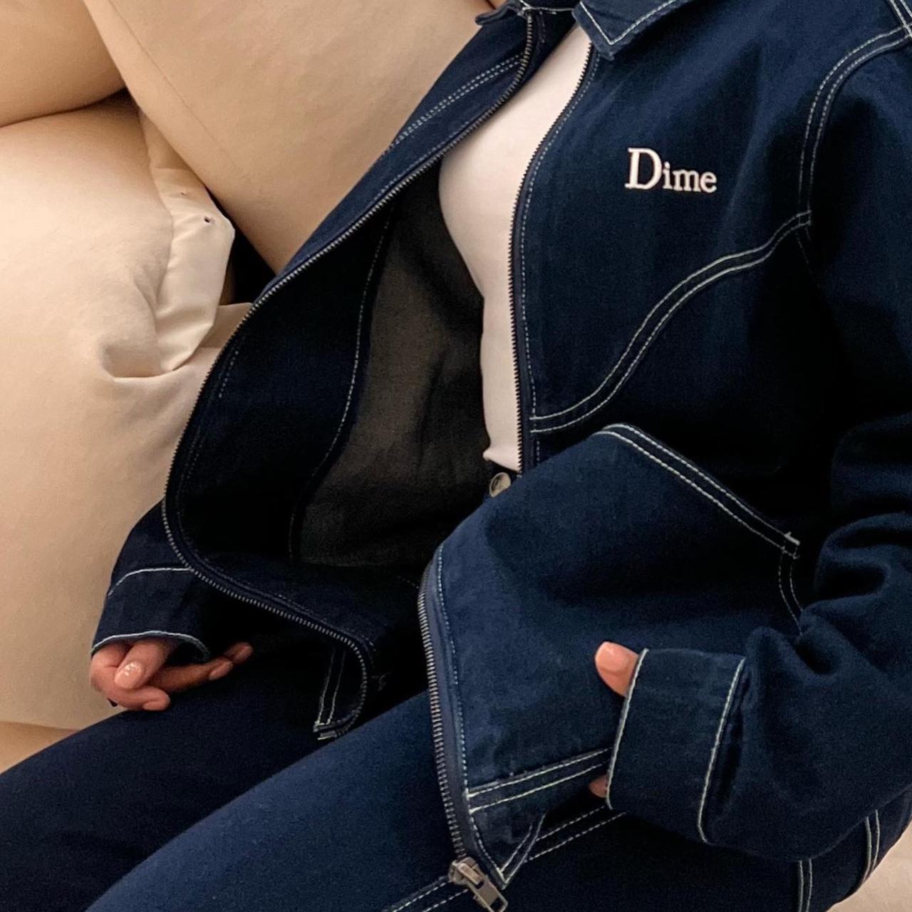 DENIM JACKET SET DIME ONLY WORN ONCE, sold... - Depop