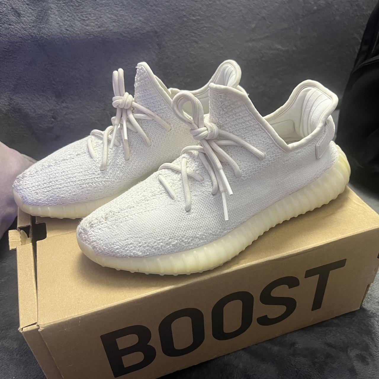 Cream Yeezy 350 V2 UK 8.5 Worn but condition is good. Depop