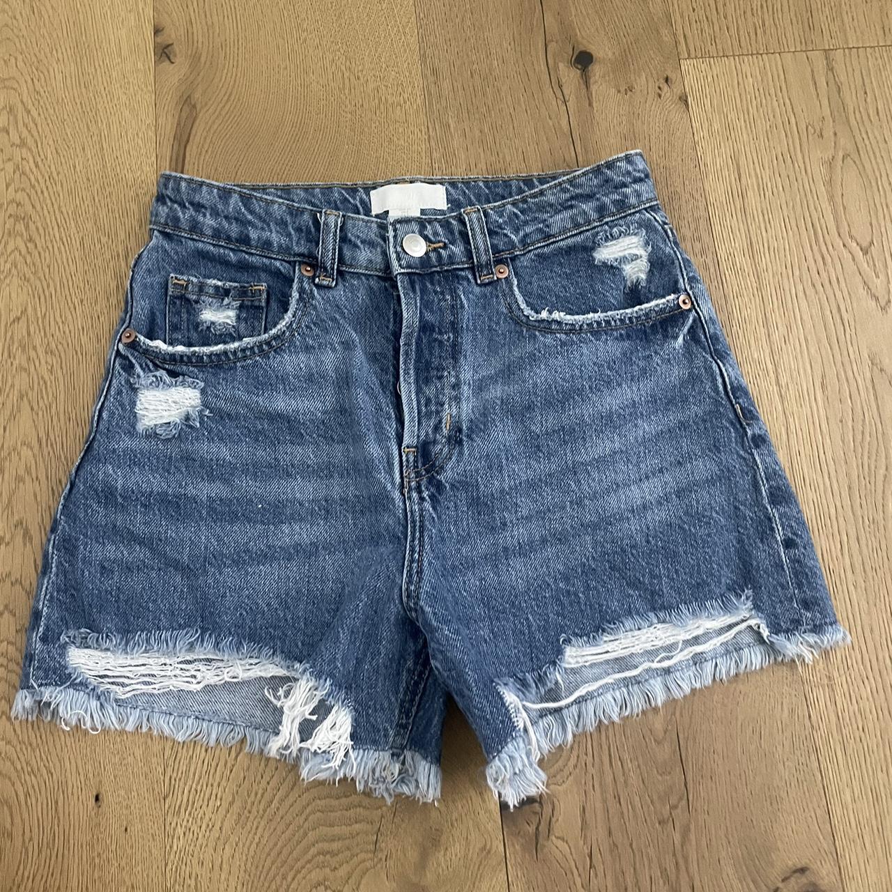 H&M Women's Blue Shorts | Depop