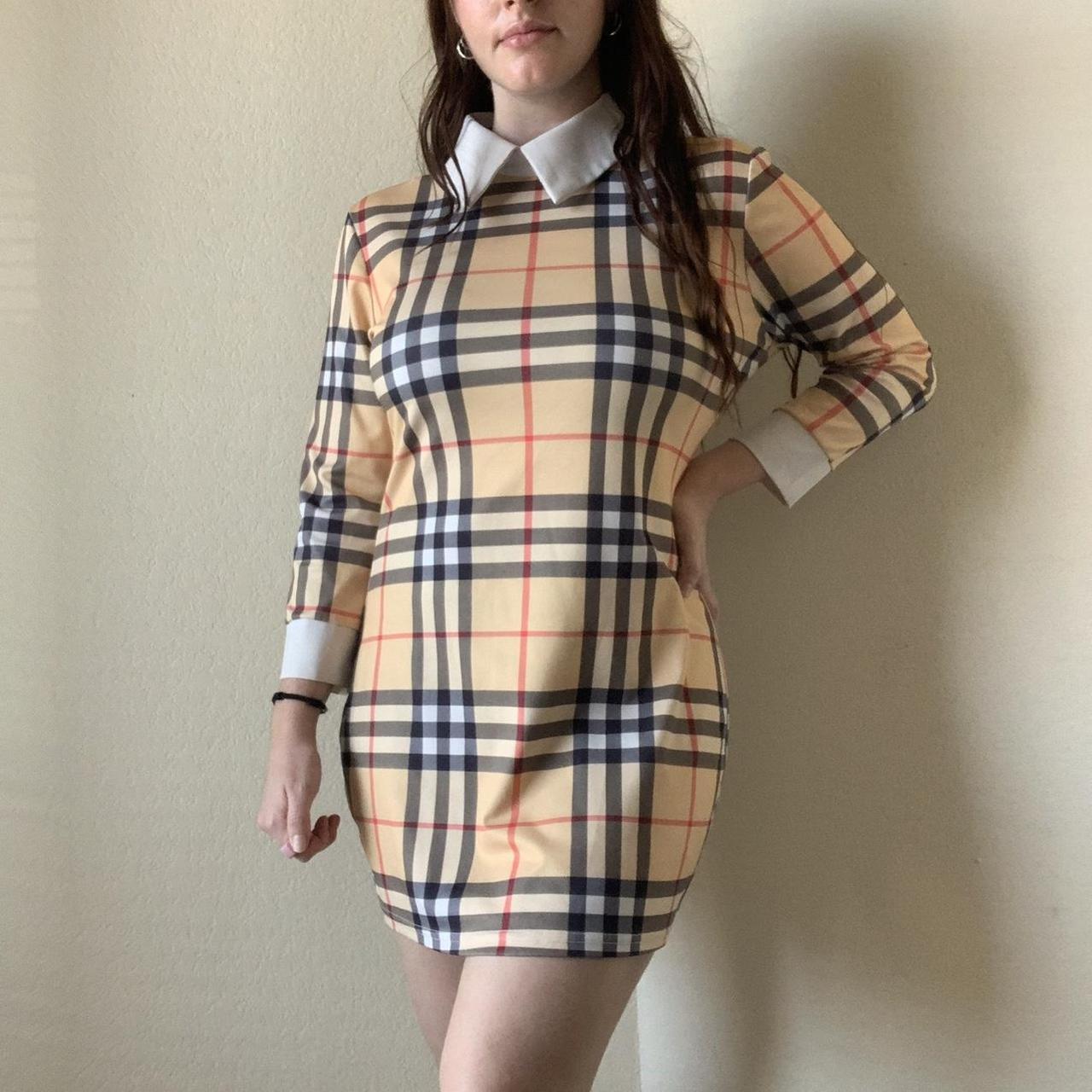 Burberry inspired dress hotsell