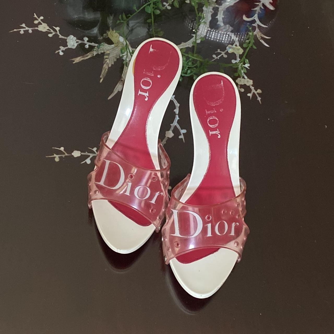 dior jelly heels
