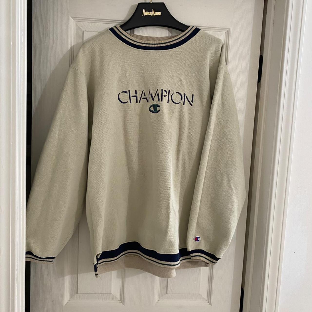 Vintage 90s Rare Champion Sweatshirt ♡... - Depop