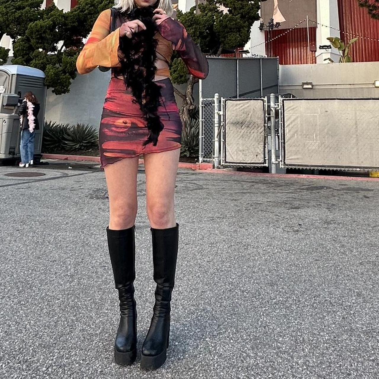 jaded london green dress