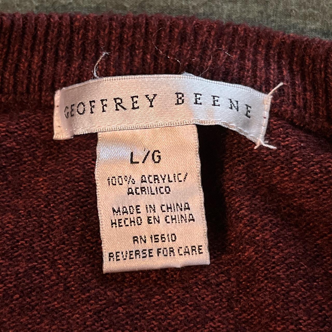 Geoffrey Beene Sweater Jumper Size Large Depop