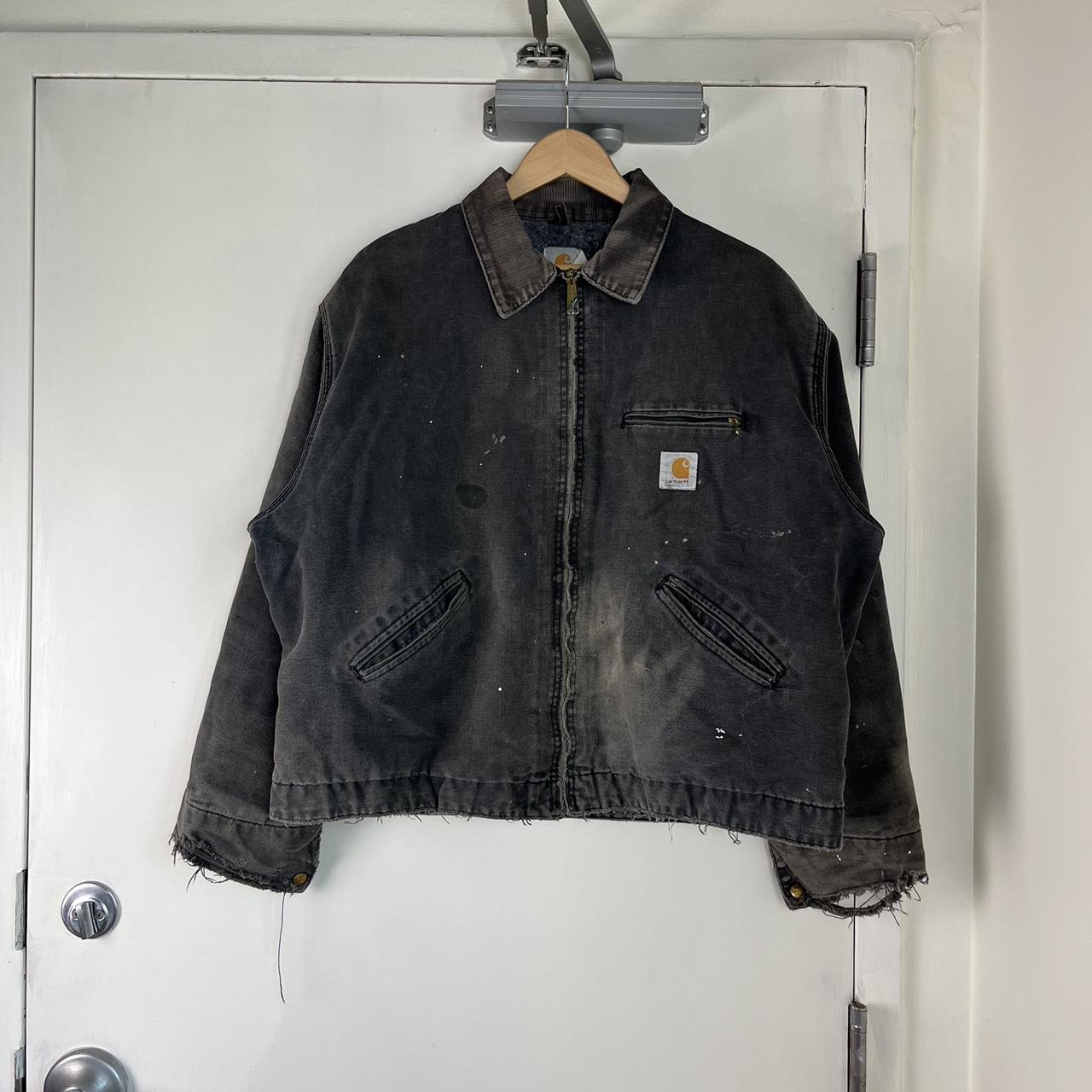 Rare Faded Carhartt Detroit Jacket Absolutely - Depop