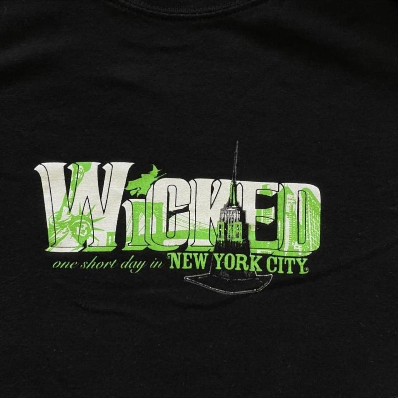 Wicked Musical T-Shirt • barely worn • bought - Depop