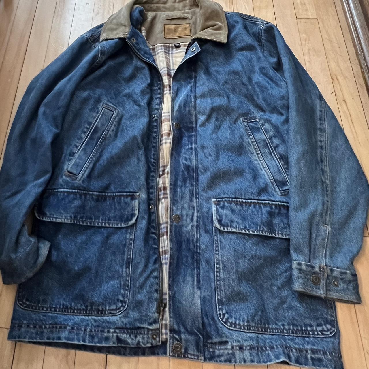 Sonoma Jean jacket longer length flannel inside