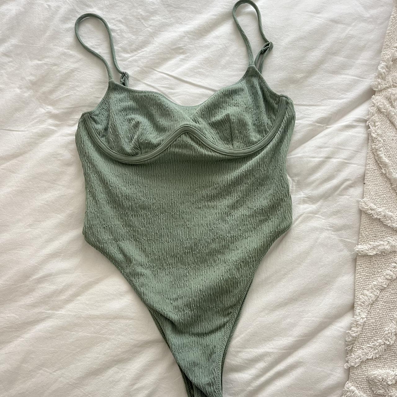 TJ SWIM - ASTRID ONE PIECE SAGE - size small, true... - Depop