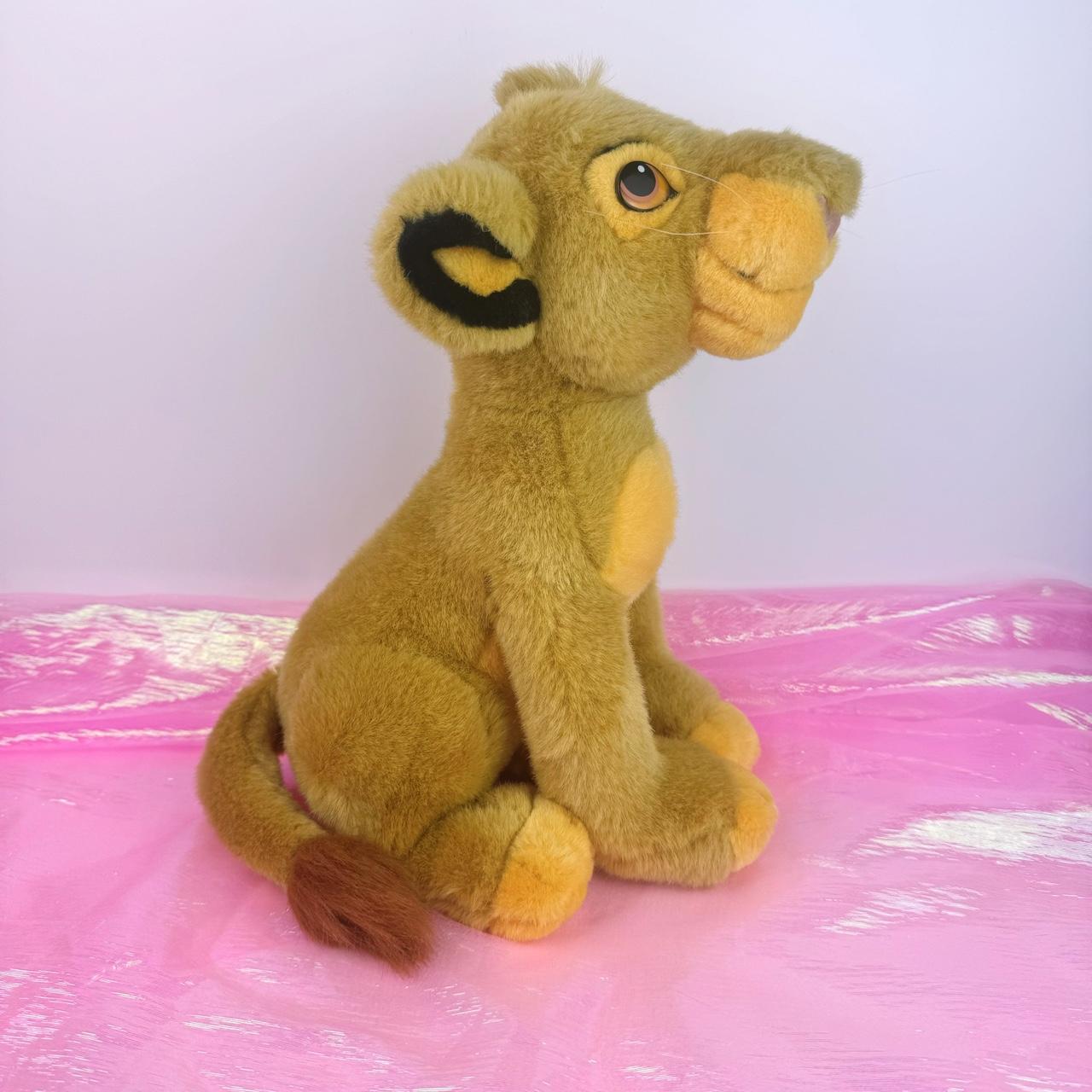 Vintage 90s plush simba. Disney store 13” tall with... - Depop