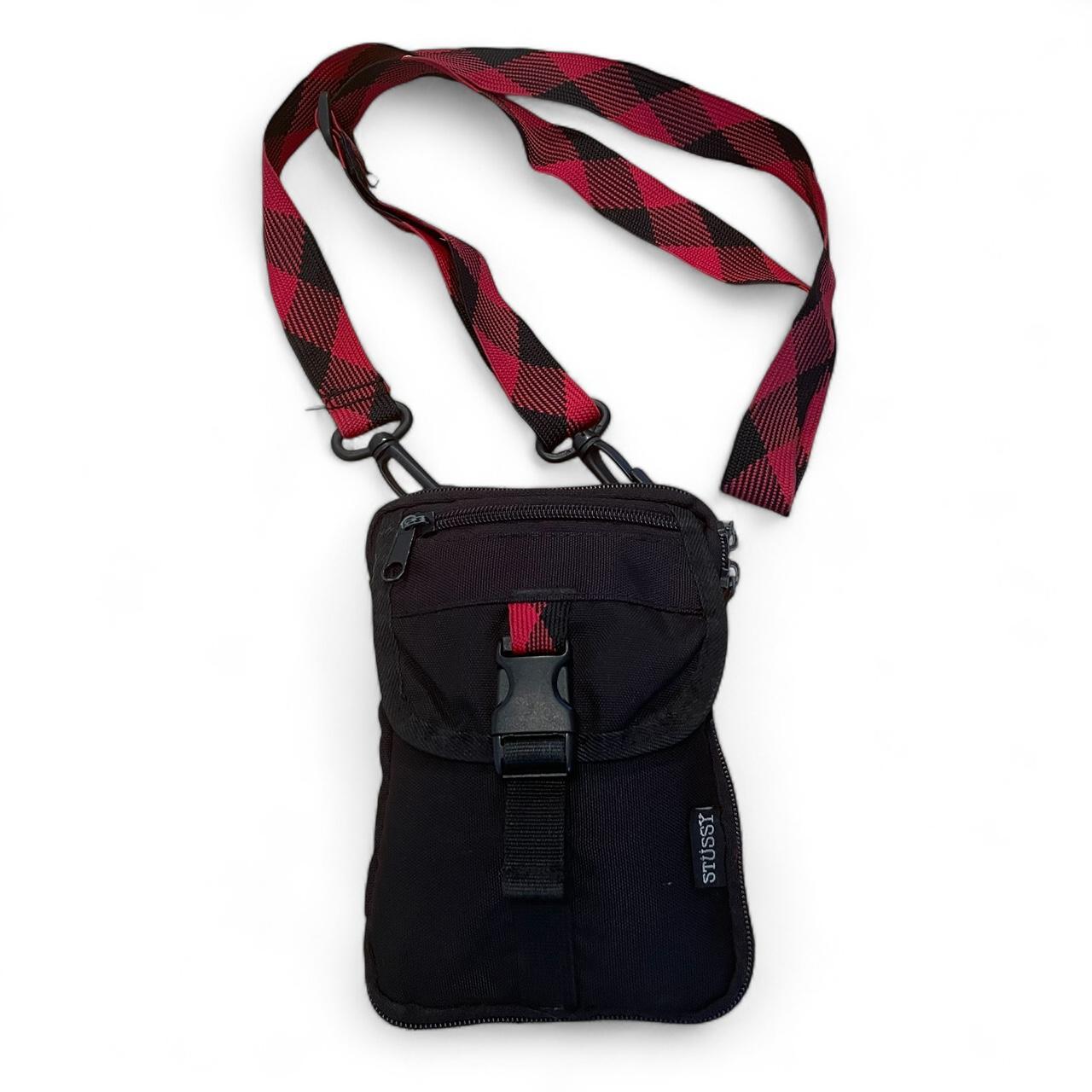 Stussy Side Bag Red and black design Great