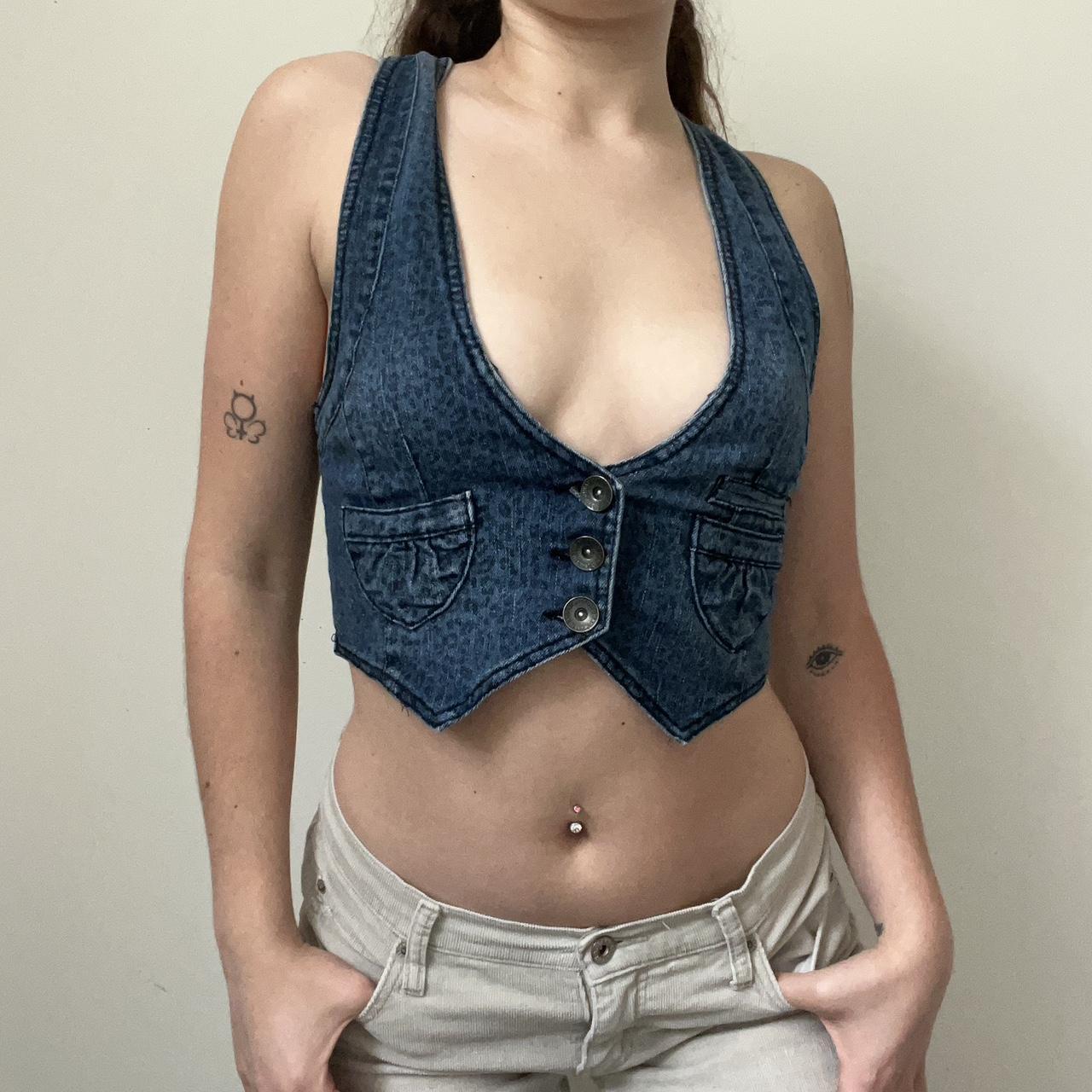 Women's Blue Gilet